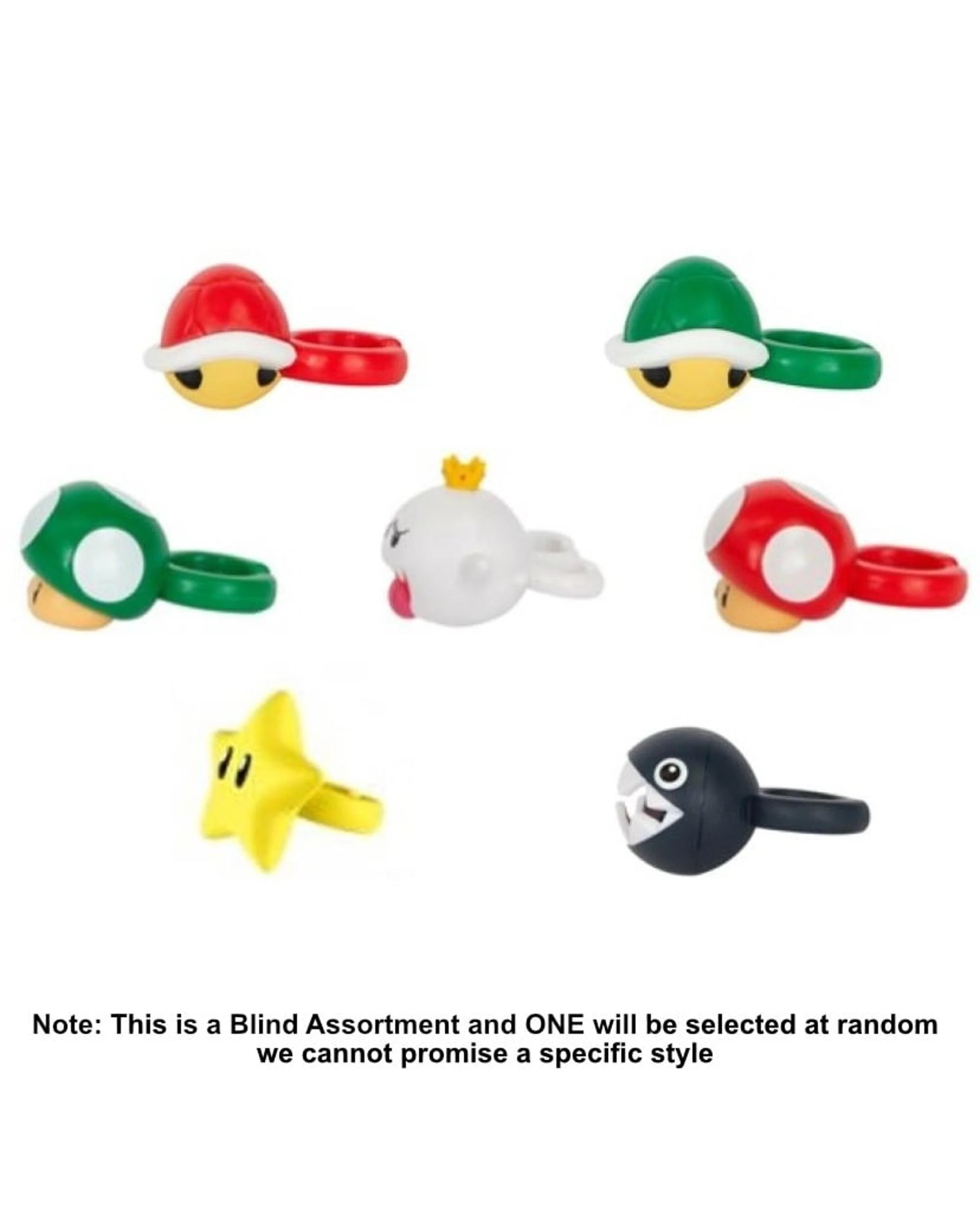 2 Super Mario Bros Collectors Ring Blind Capsule, 2 of 4