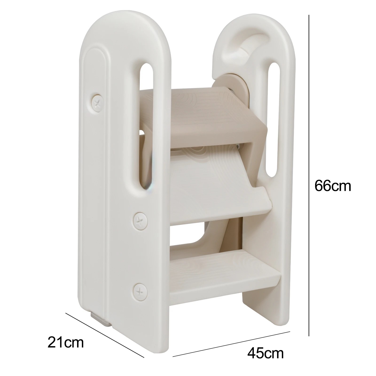 4 Advwin Foldable Toddler Step Stool for Bathroom Sink and Potty Training, 2-3 Tiers Kitchen Counter Stool Helper, 4 of 9