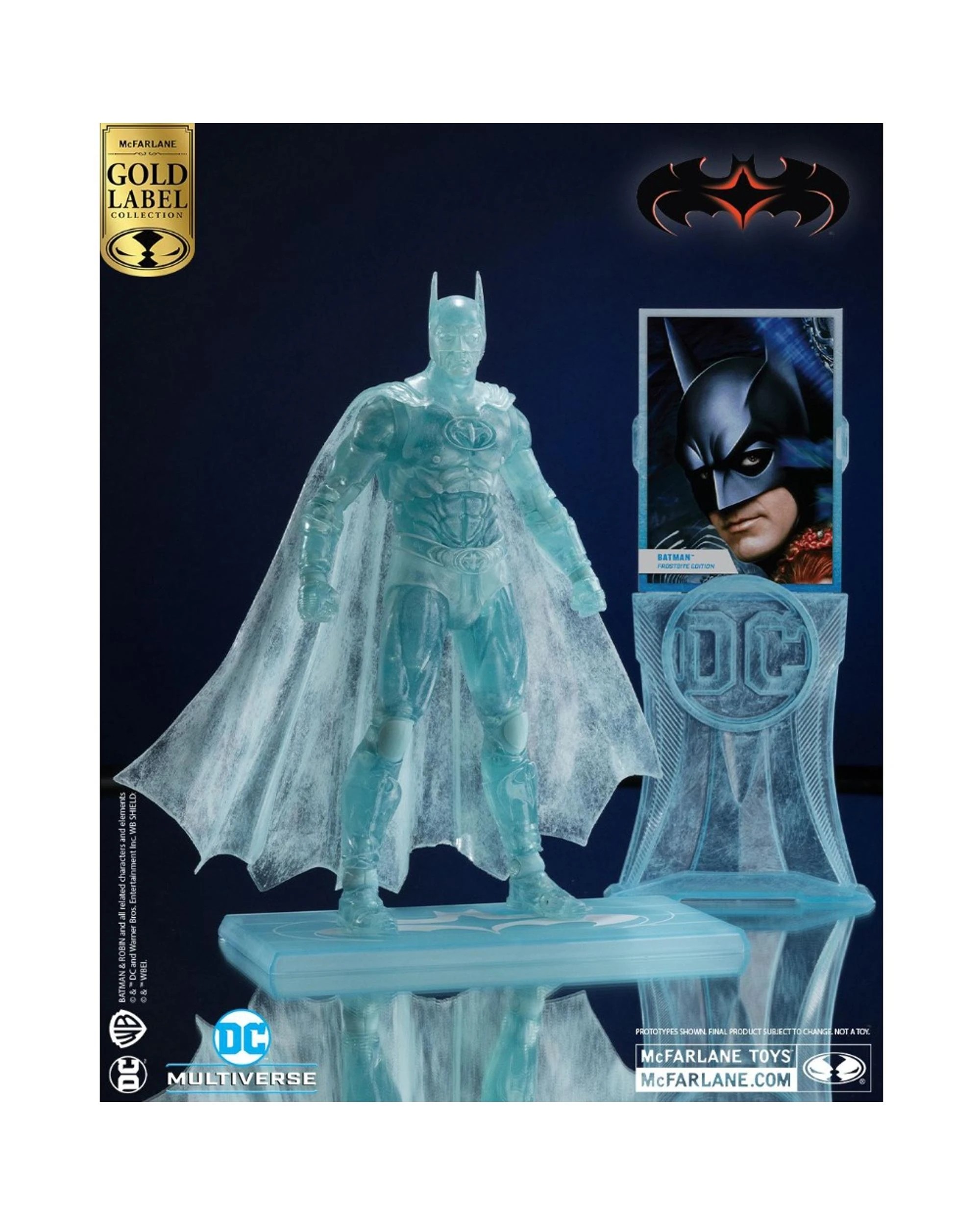 8 Mcfarlane Gold Label DC Multiverse Batman and Robin Batman Frostbite Edition 7 inch Figure, 8 of 8