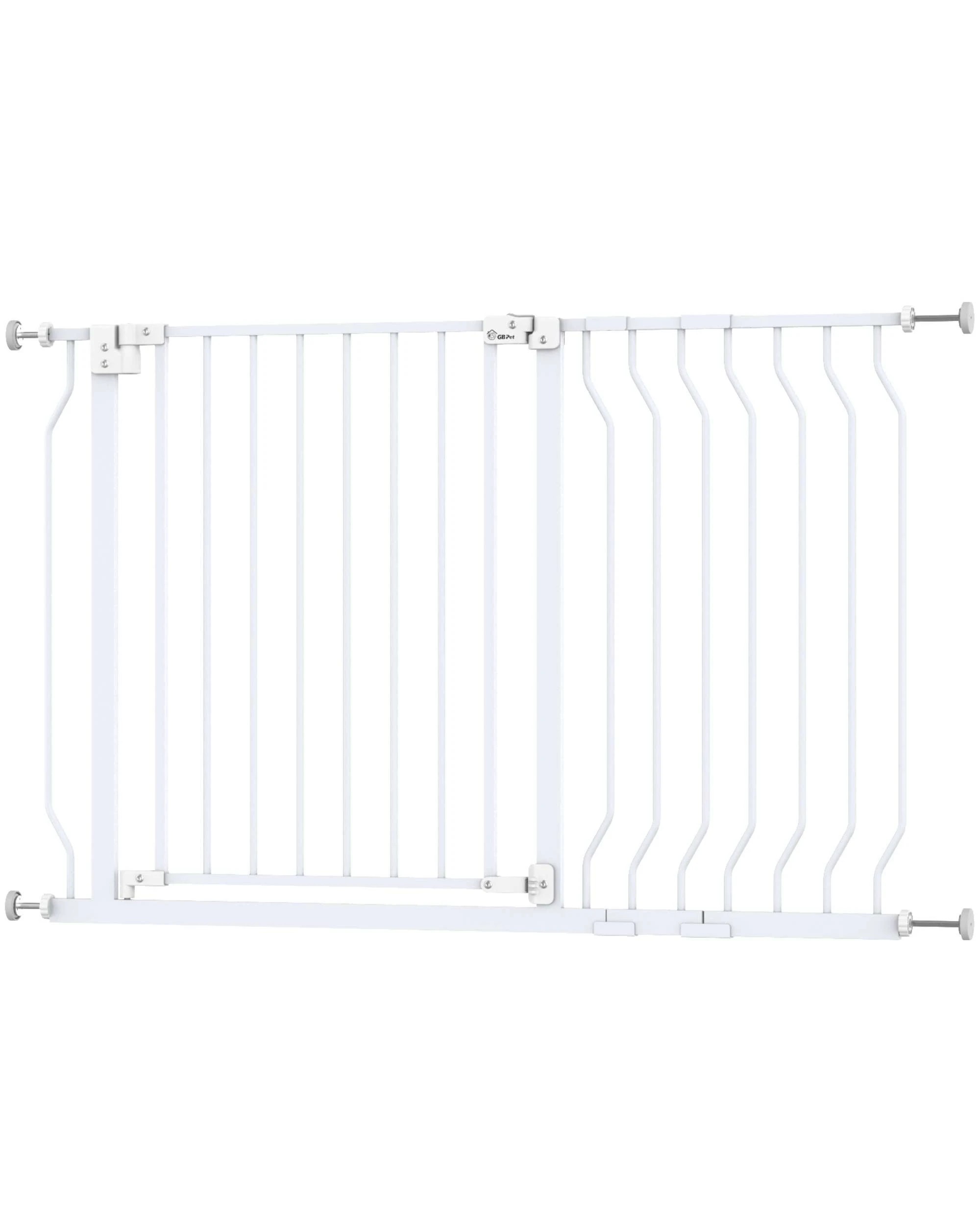8 Pet Safety Gate 75-123cm Expandable Pet Door, 8 of 9
