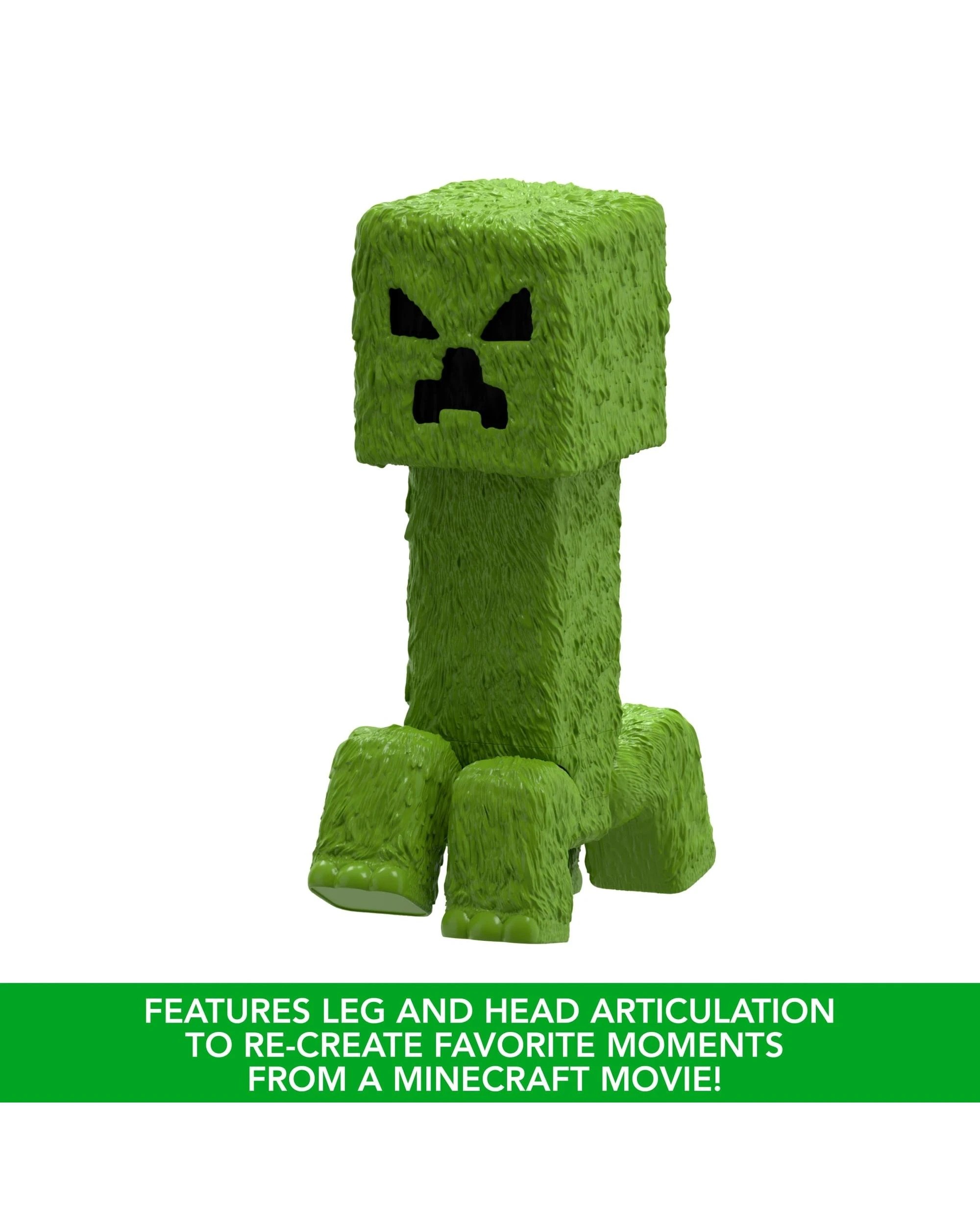 3 A Minecraft Movie Creeper 12 inch Action Figure, 3 of 6