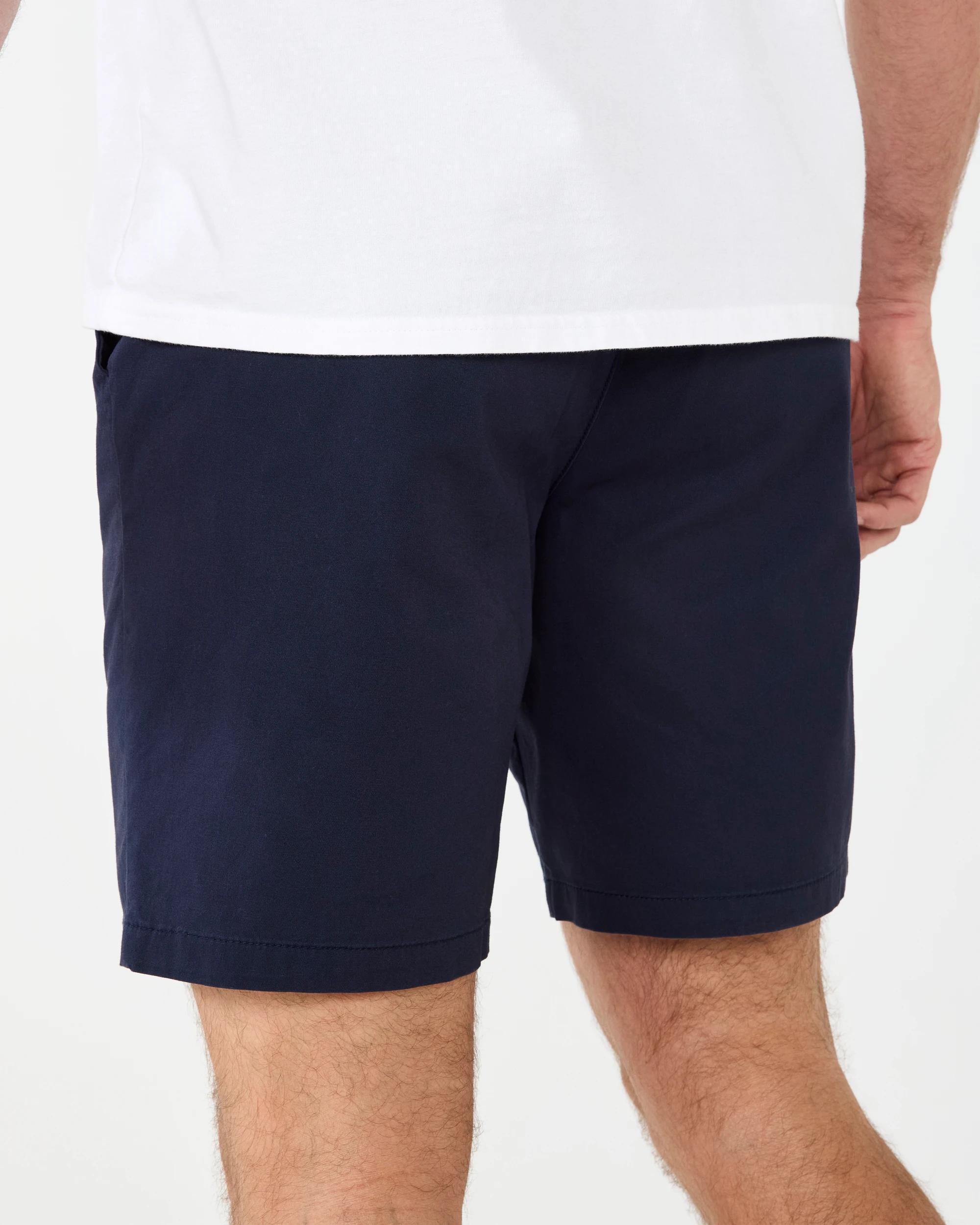 3 Slim Stretch Chino Shorts Blu Night, 3 of 6