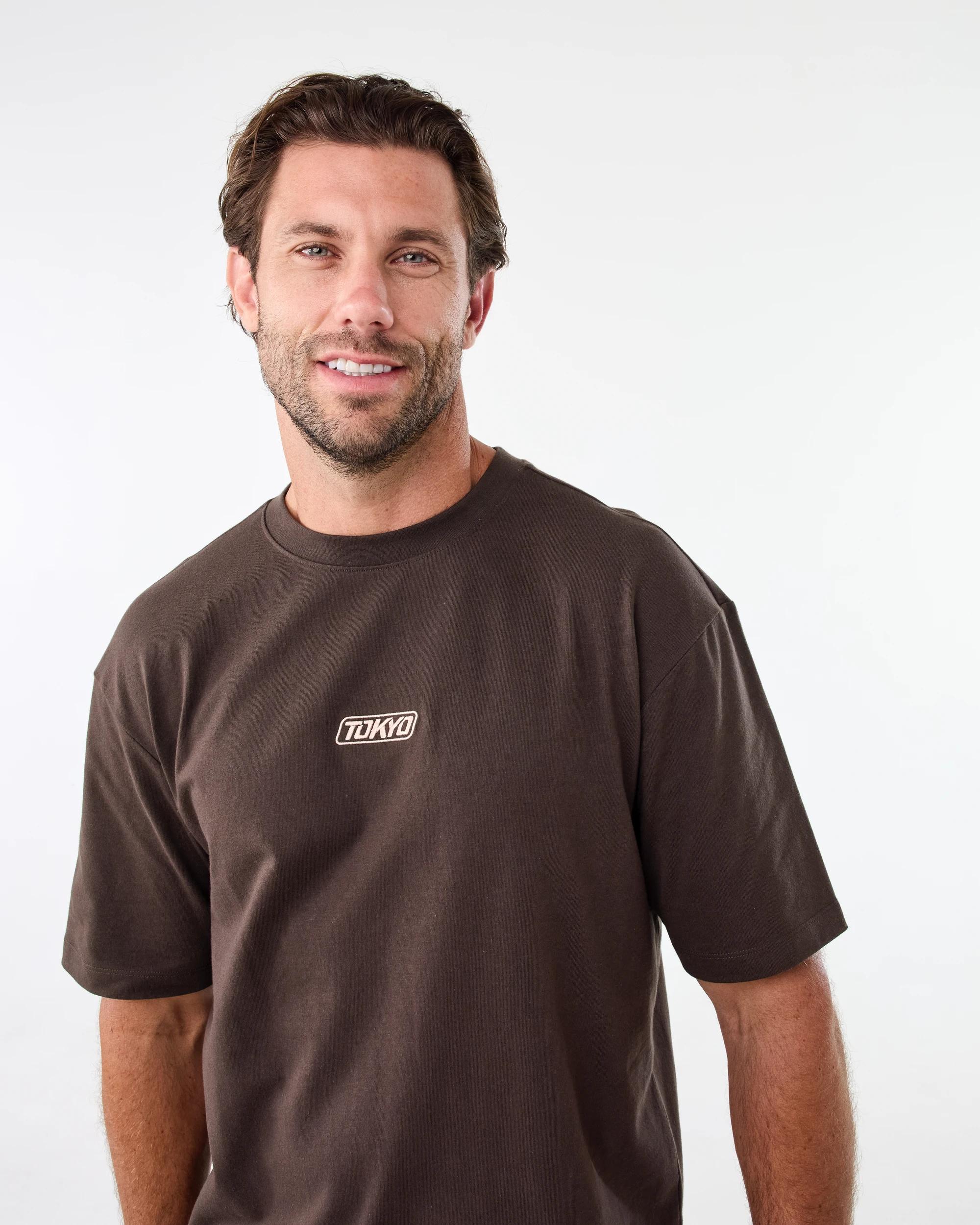 4 Oversized Heavyweight T-shirt Brn Mulch, 4 of 6