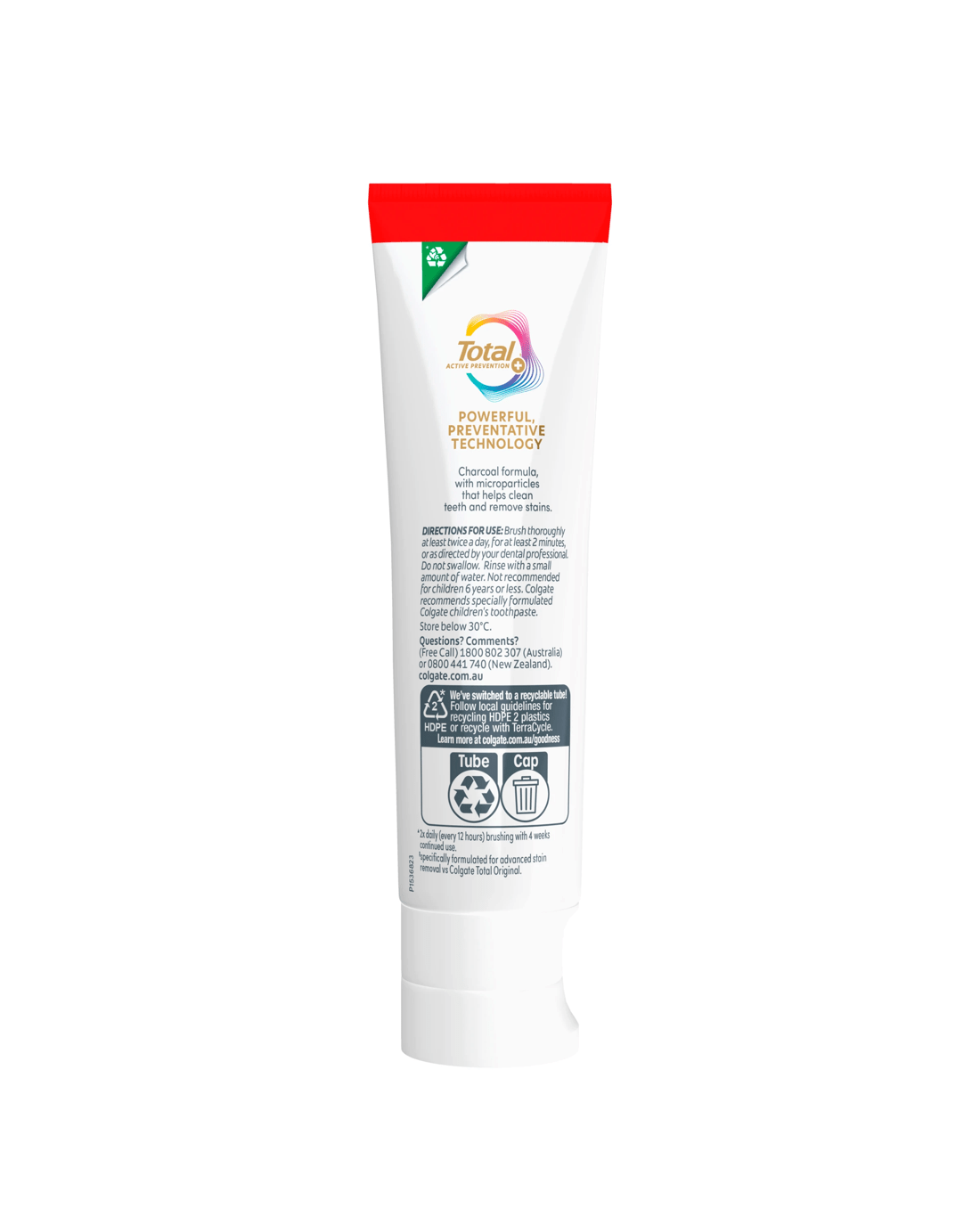 4 Colgate Total Active Prevention Deep Clean with Charcoal Toothpaste, 4 of 10