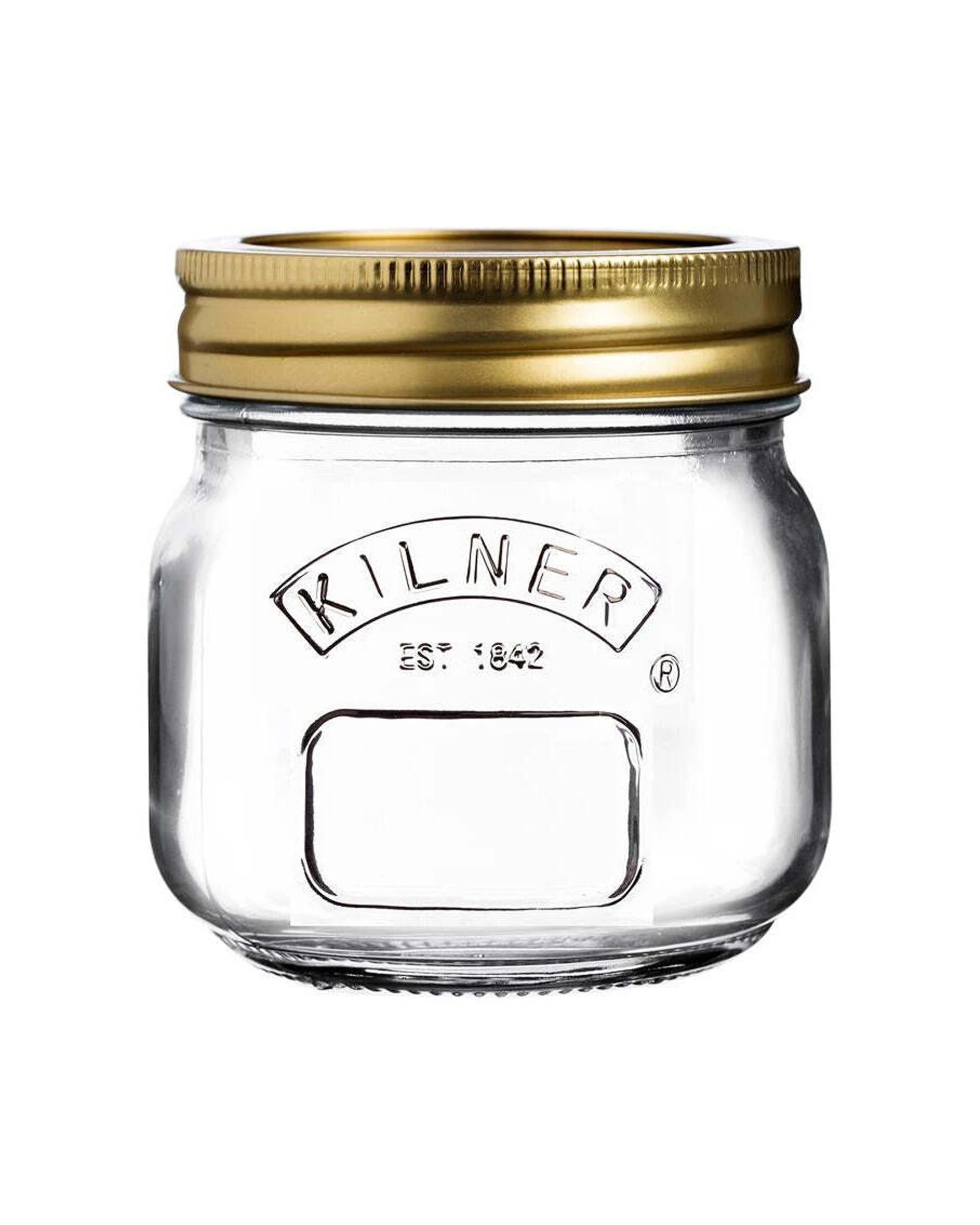 1 Kilner 250ml Glass Preserve Jar With Metal Lid - Clear, 1 of 1