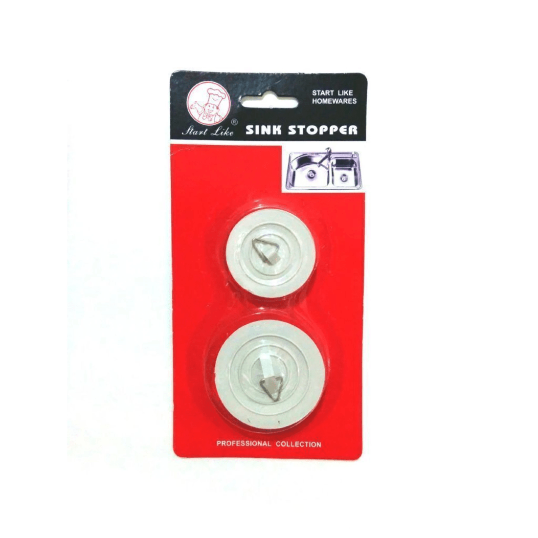 3 BR Home Basin Bath Stopper with Chrome Finish - Set of 4, 3 of 3