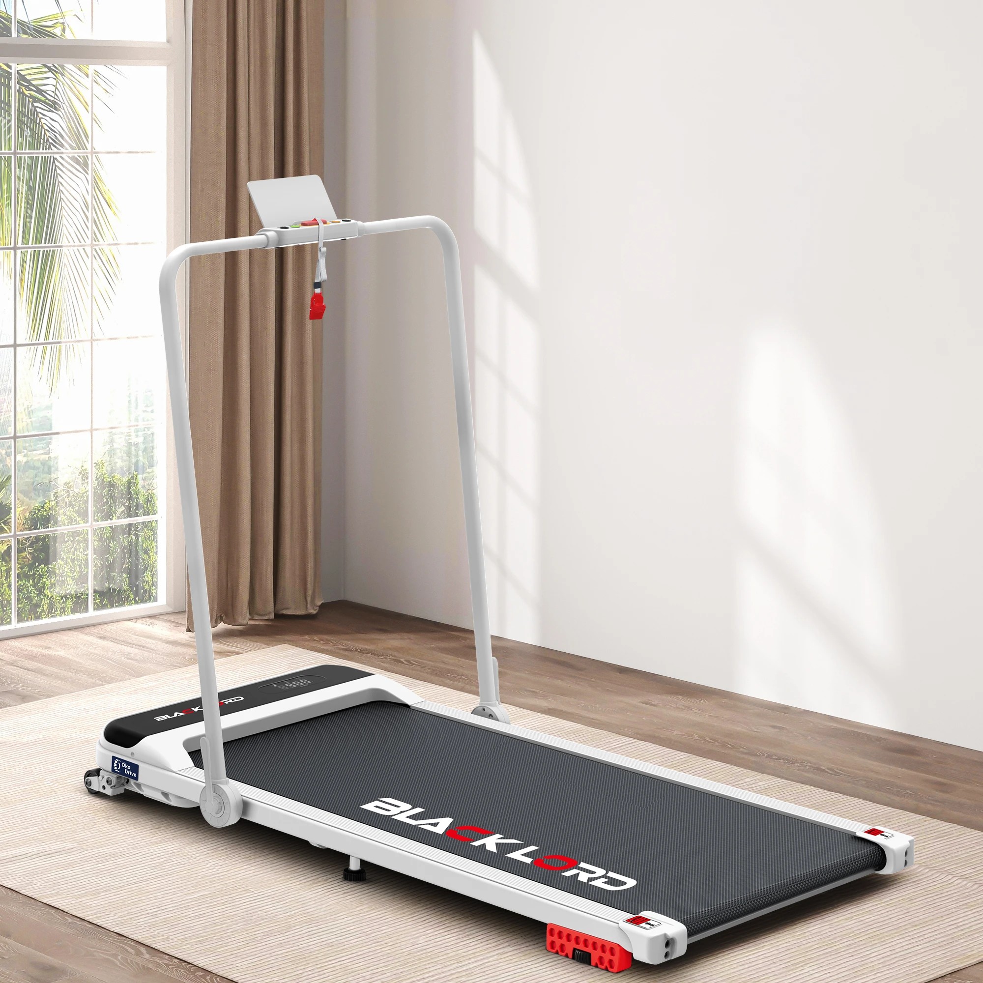 9 Black Lord Treadmill Electric Walking Pad Home Office Incline Foldable - White, 9 of 9