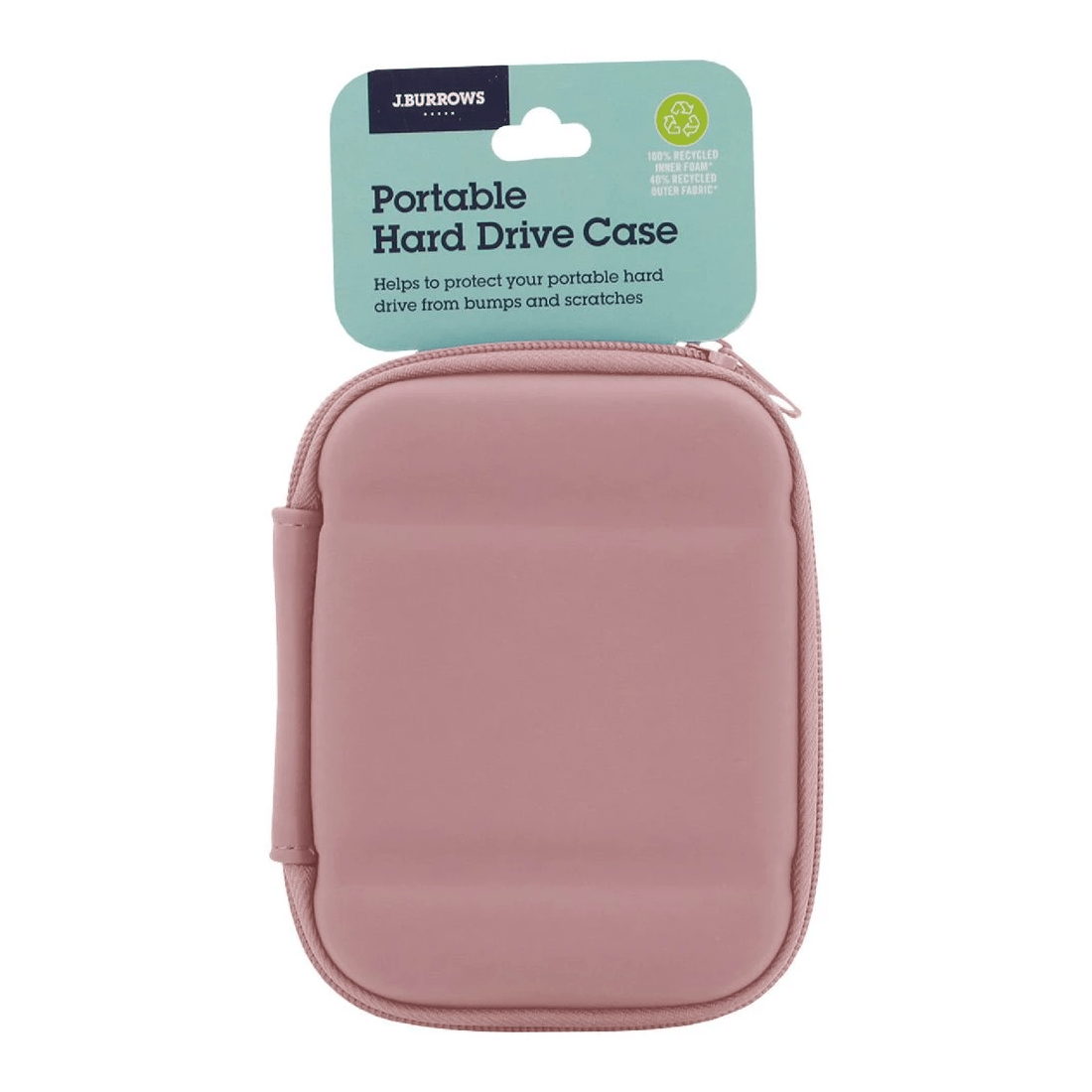 4 J.Burrows Portable Hard Drive Case Pink, 4 of 4