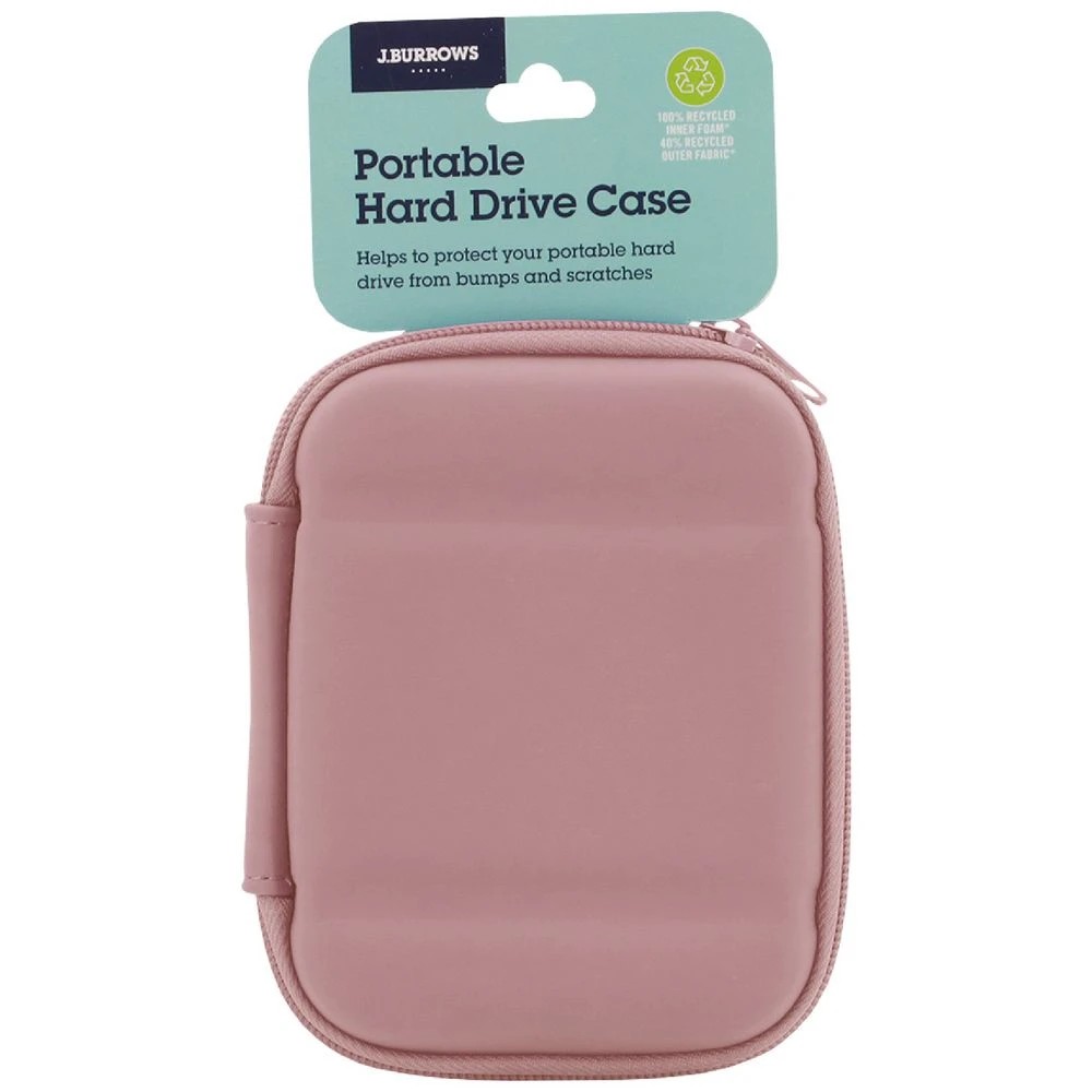 4 J.Burrows Portable Hard Drive Case Pink, 4 of 4
