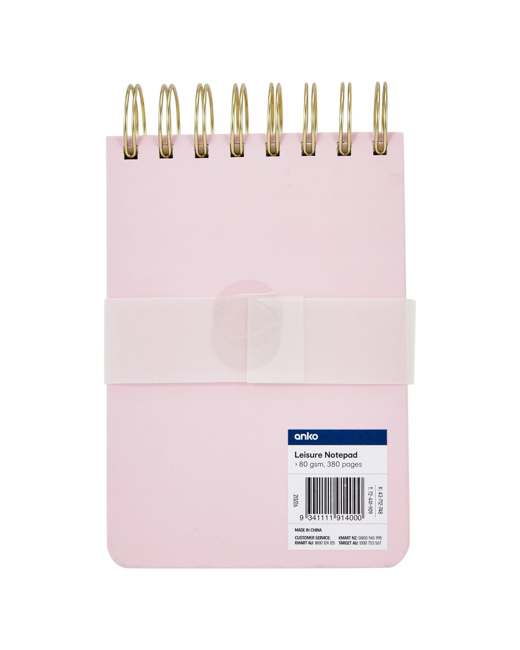 4 A6 Notepad Spiral Leisure Club 80gsm 380 Pages, 4 of 4