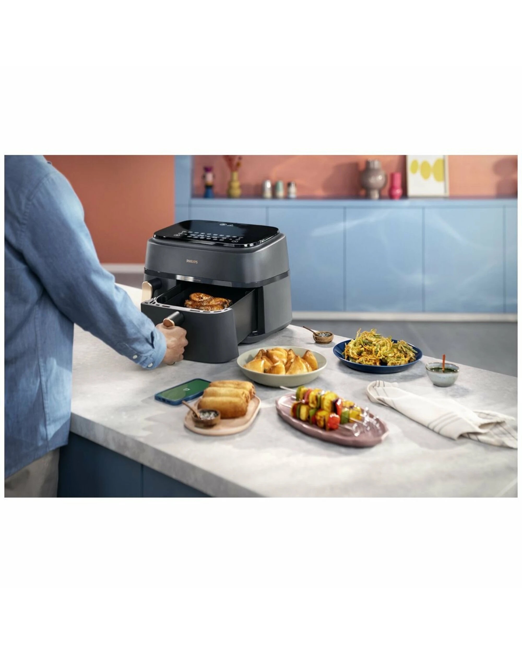 5 Philips 3000 Series Dual Basket Airfryer - Black - BLACK, 5 of 5