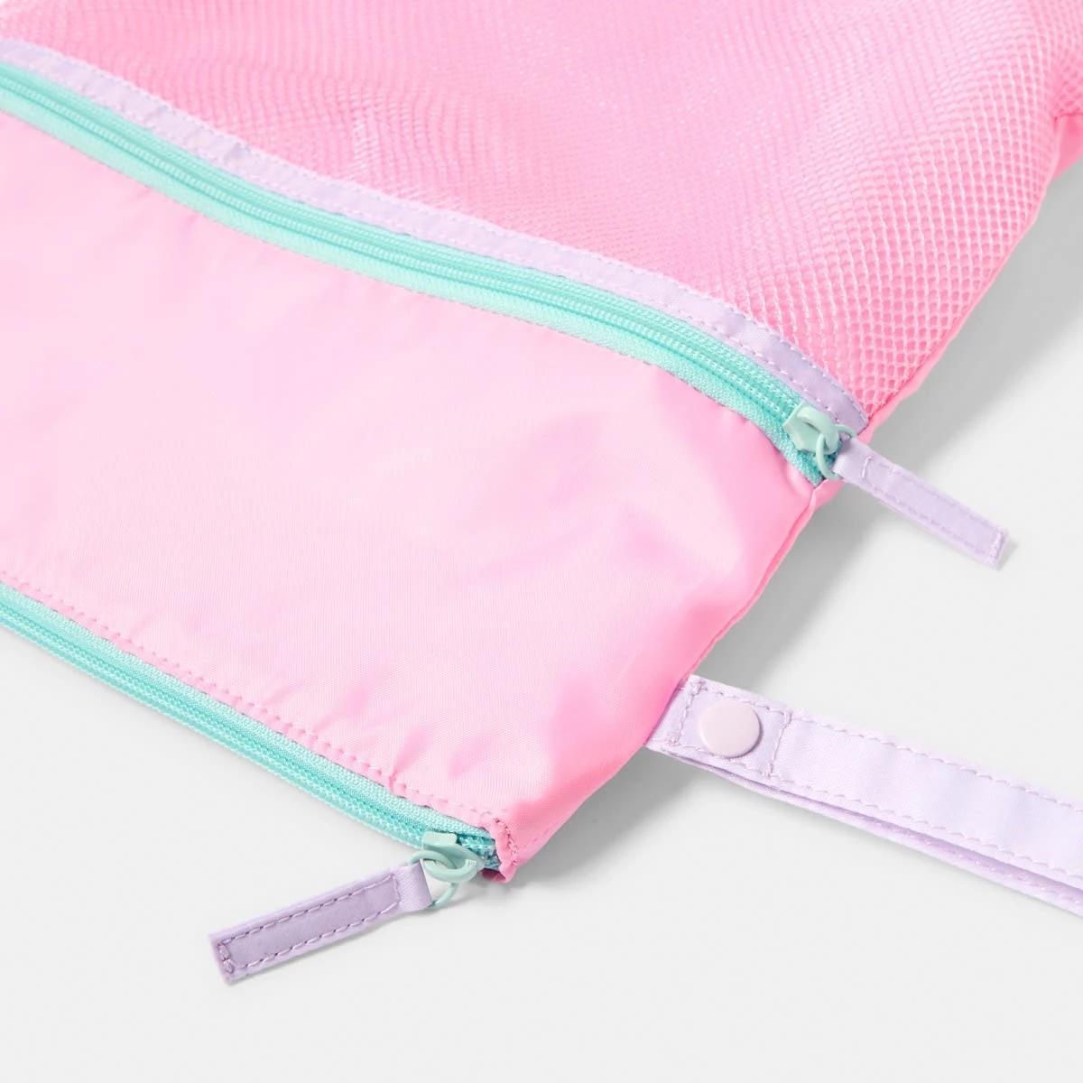 3 Swim Bag PINK COLOUR BLOCK, 3 of 3