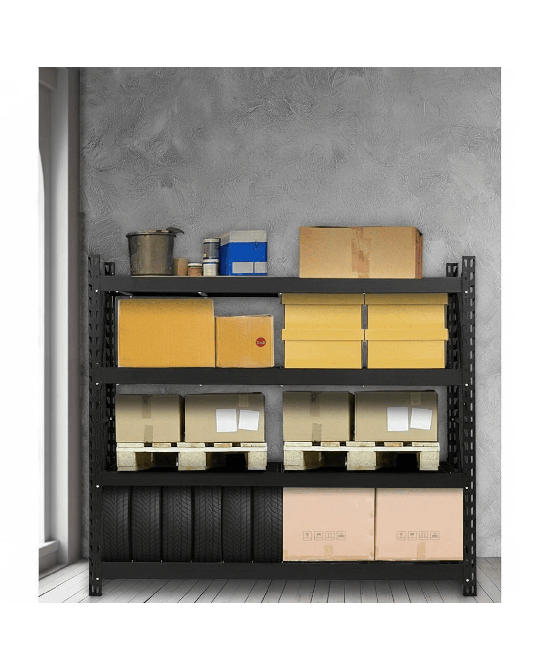 Giantz 2Mx2M Garage Shelving Warehouse Rack Pallet Racking Storage ...