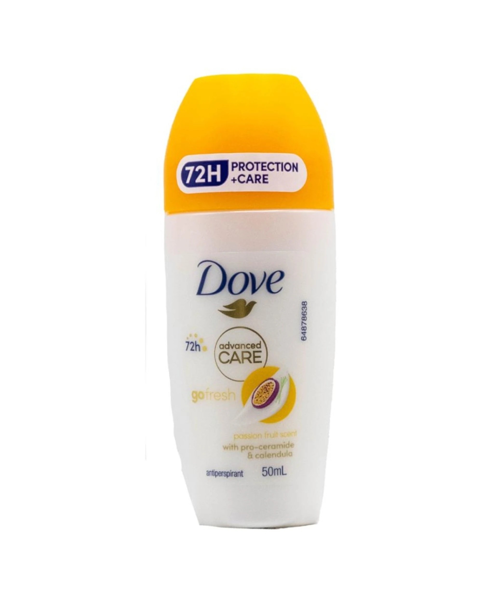 2 Dove 6pk Women Advanced Care Roll On Antiperspirant Deodorant Passionfruit - Orange, 2 of 3