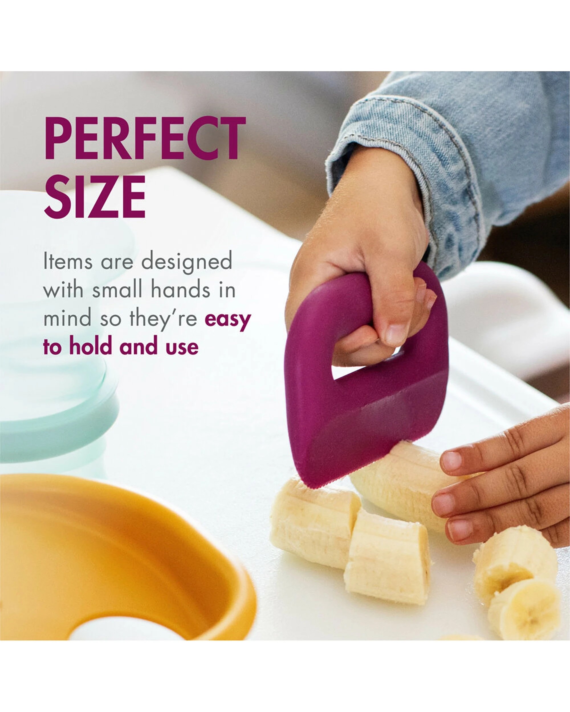 8 Boon 5pc Intro Toddler Food Prep Kid Safe Cooking Utensil Set - Multi, 8 of 8