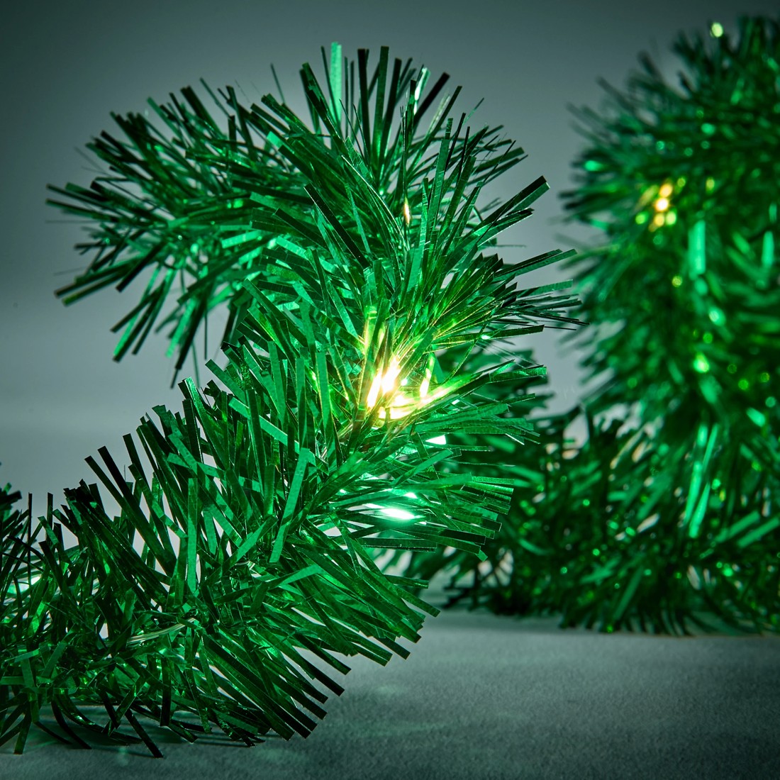 6 Battery operated 20 LED Tinsel String Lights - Assorted, 6 of 10