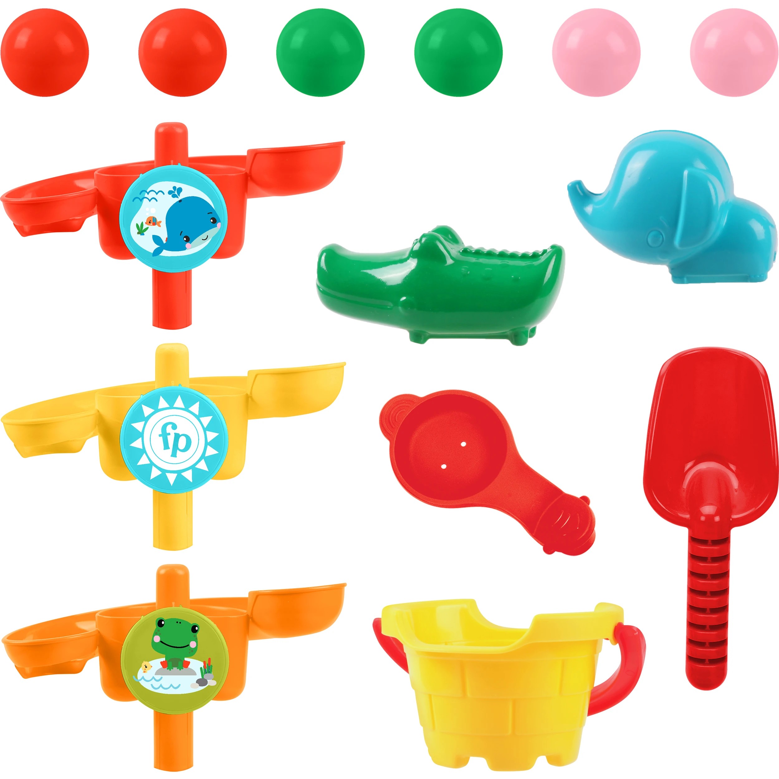 6 Fisher-Price Fisher‑Price Let’s Splash Ball Run Water Toy - Multi, 6 of 8
