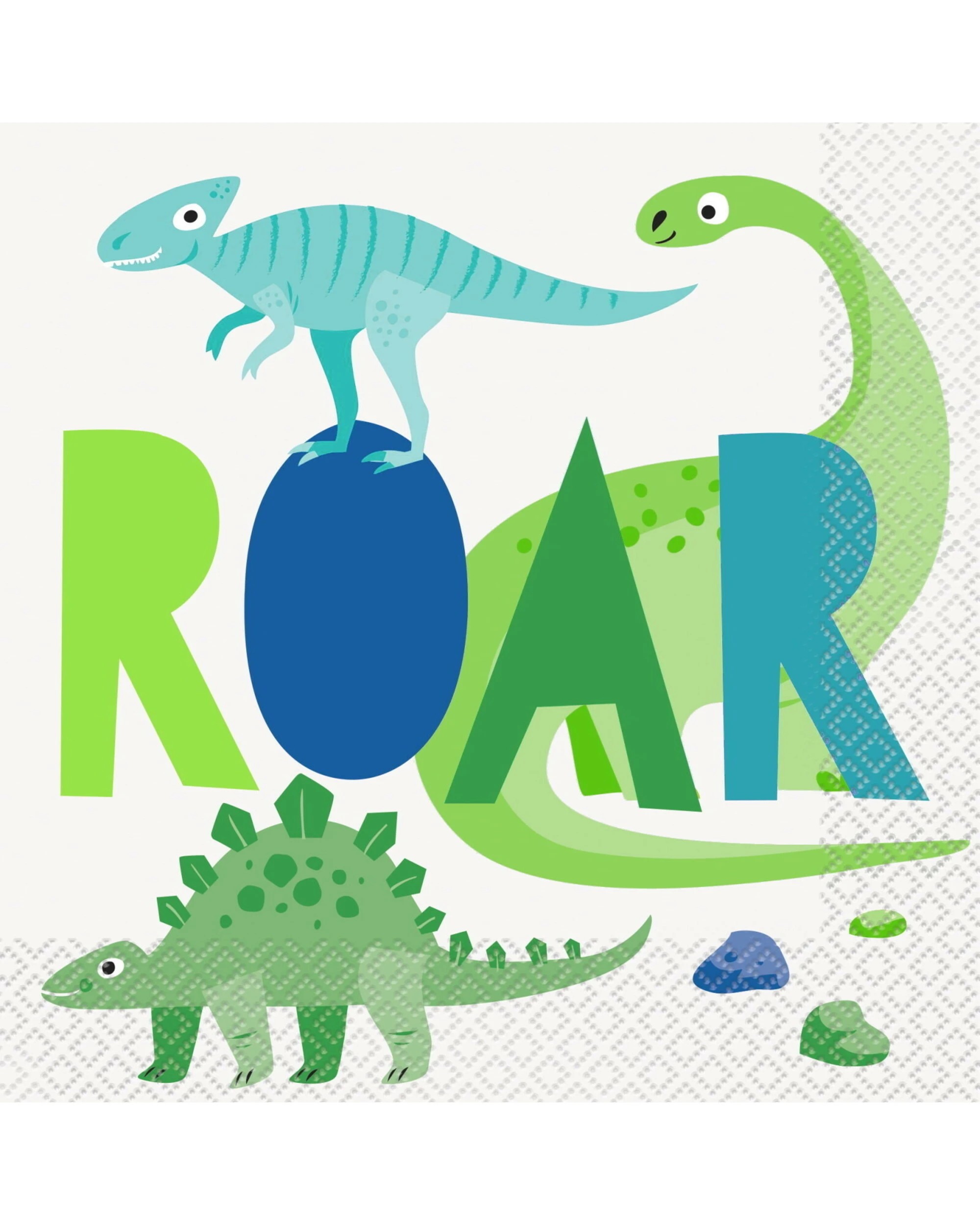 1 Unique Dinosaur Roar Large Napkins Serviettes Pack of 16, 1 of 1