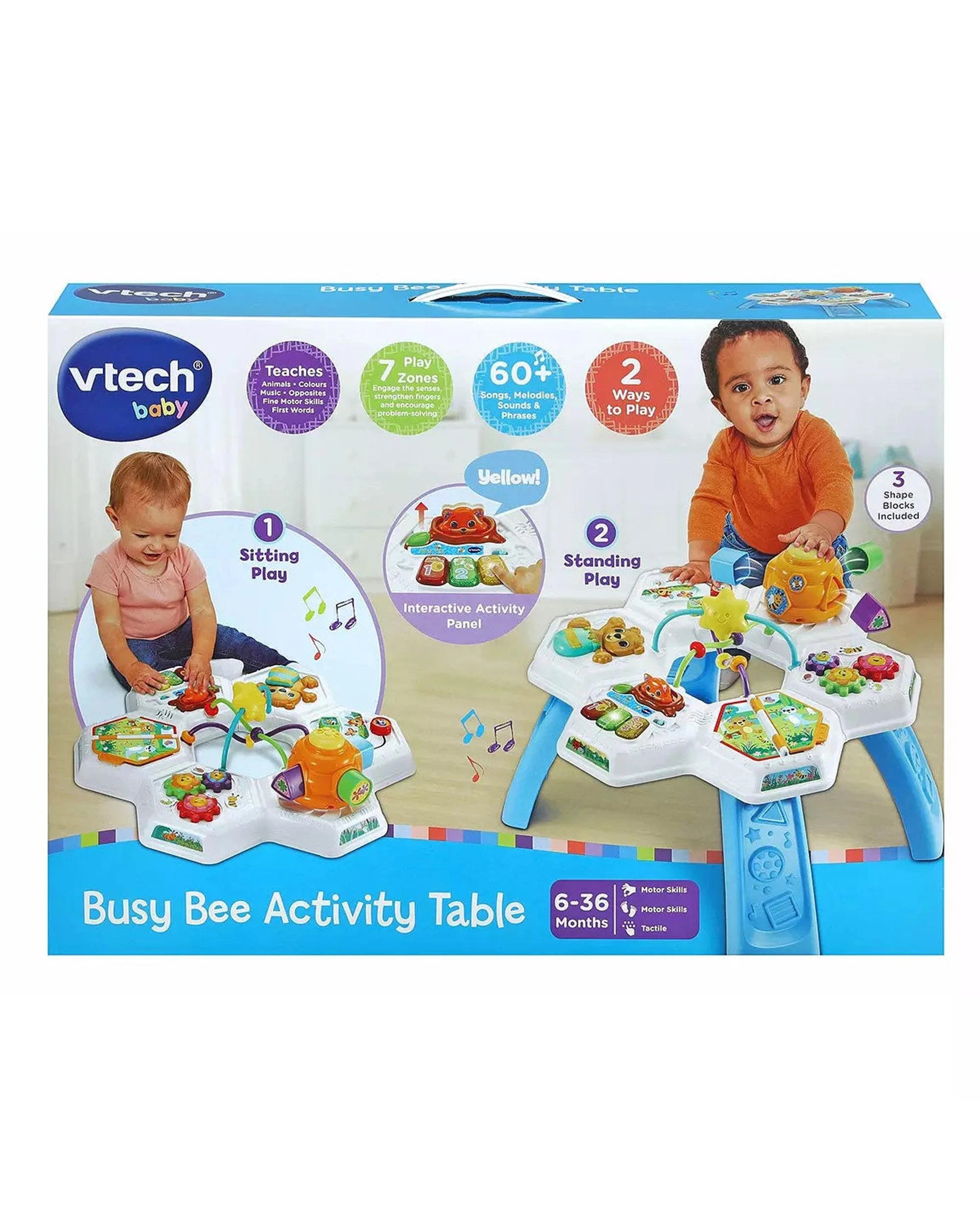 1 VTech Busy Bee Activity Table Blue, 1 of 5