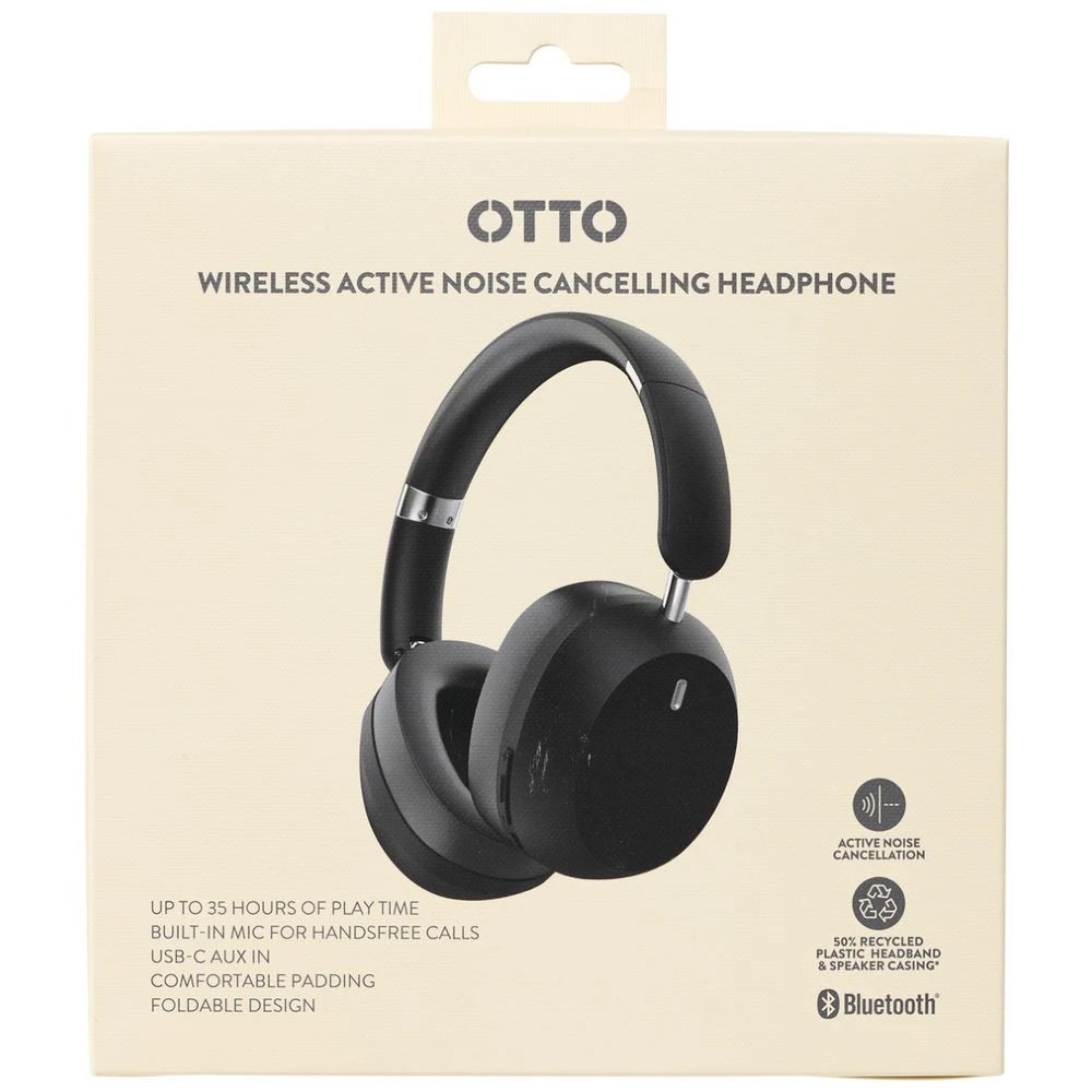 5 Otto On The Go Wireless ANC Headphones Black, 5 of 9
