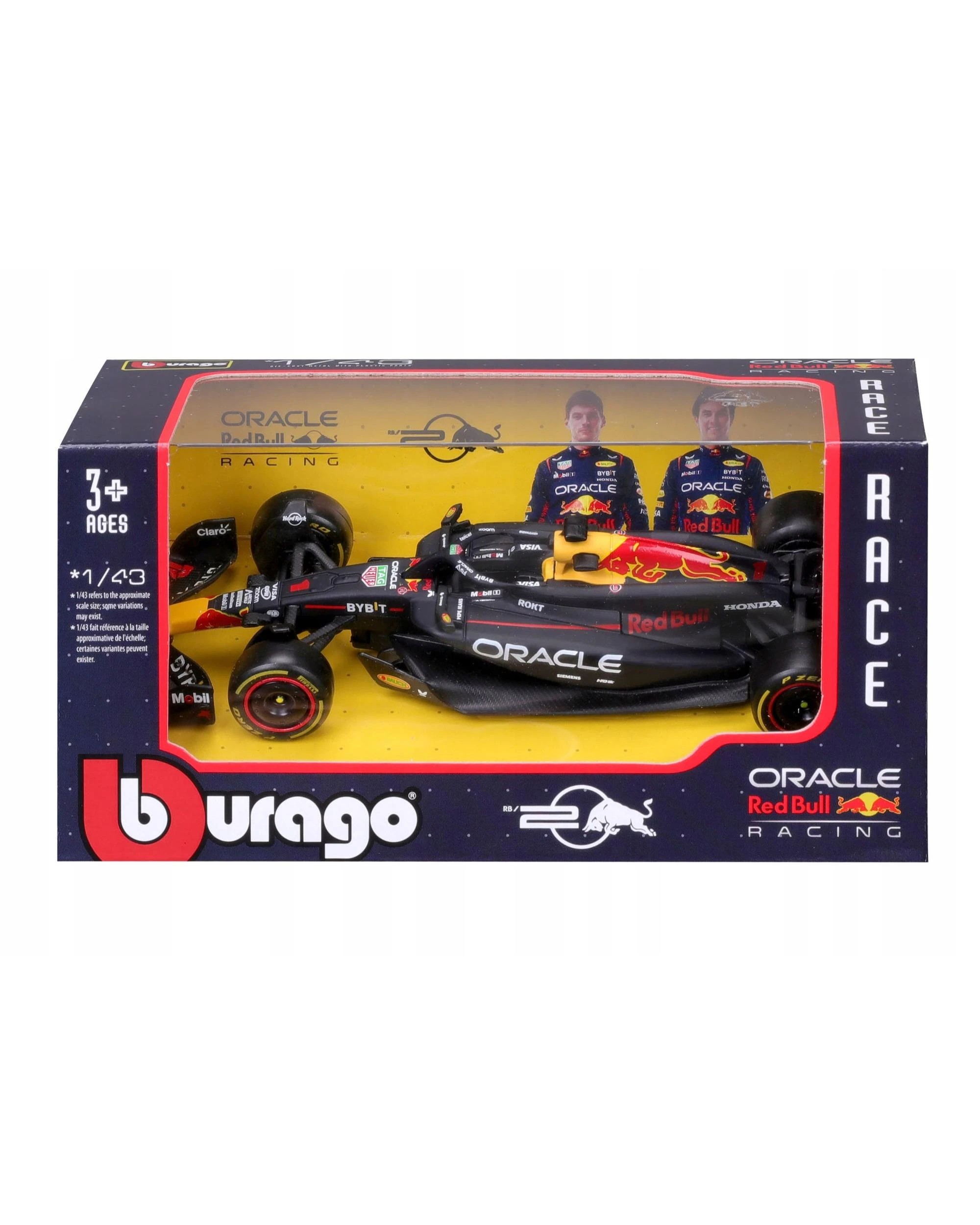 7 Bburago Formula Racing 2024 F-1 Redbull Racing RB20 #1 Max Verstappen WB 1:43 Scale Diecast Vehicle, 7 of 7