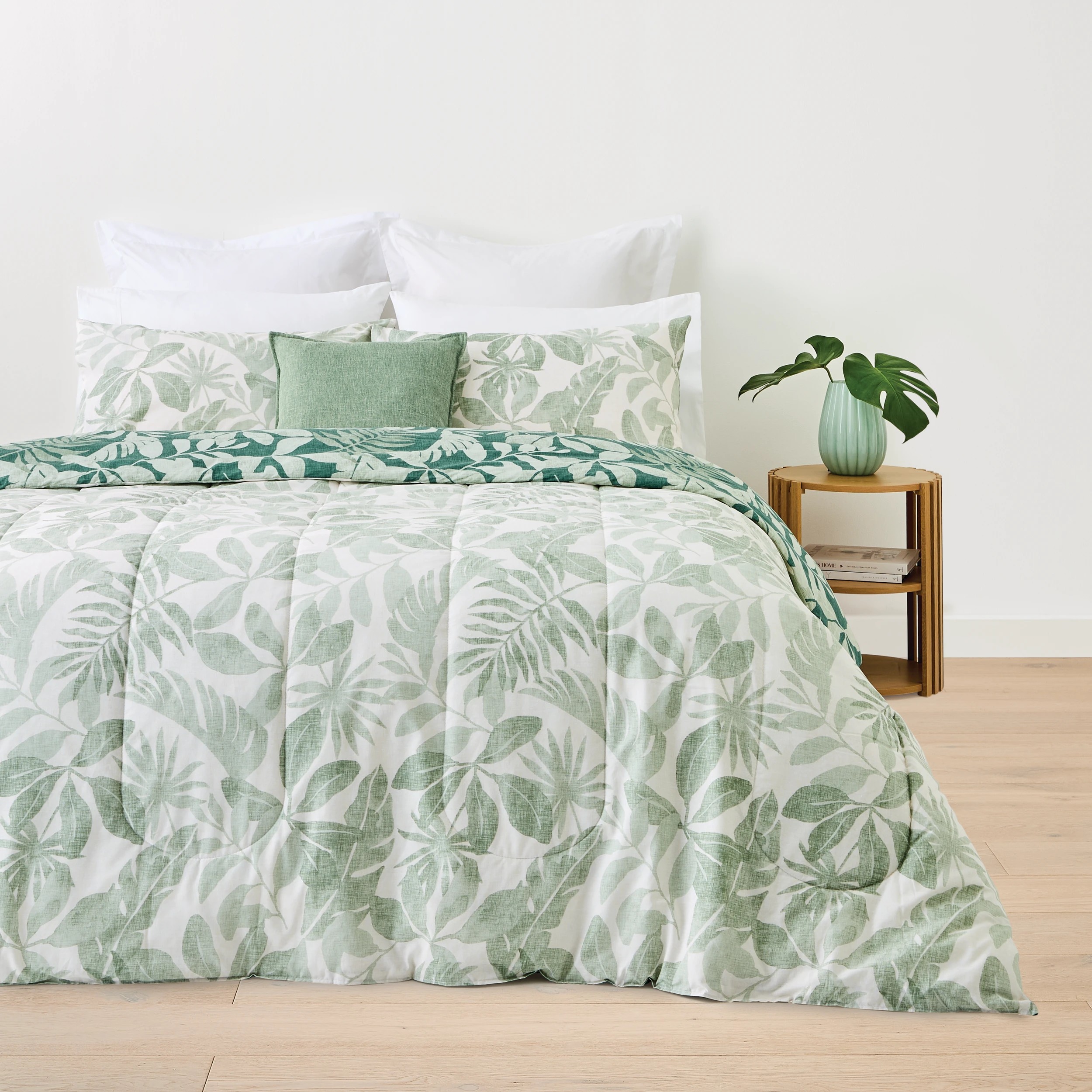 2 Cruise Cotton Rich Reversible Comforter Set - Single Bed, 2 of 7