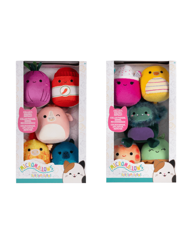 5 Pack Original Squishmallows Micromallows - Asso