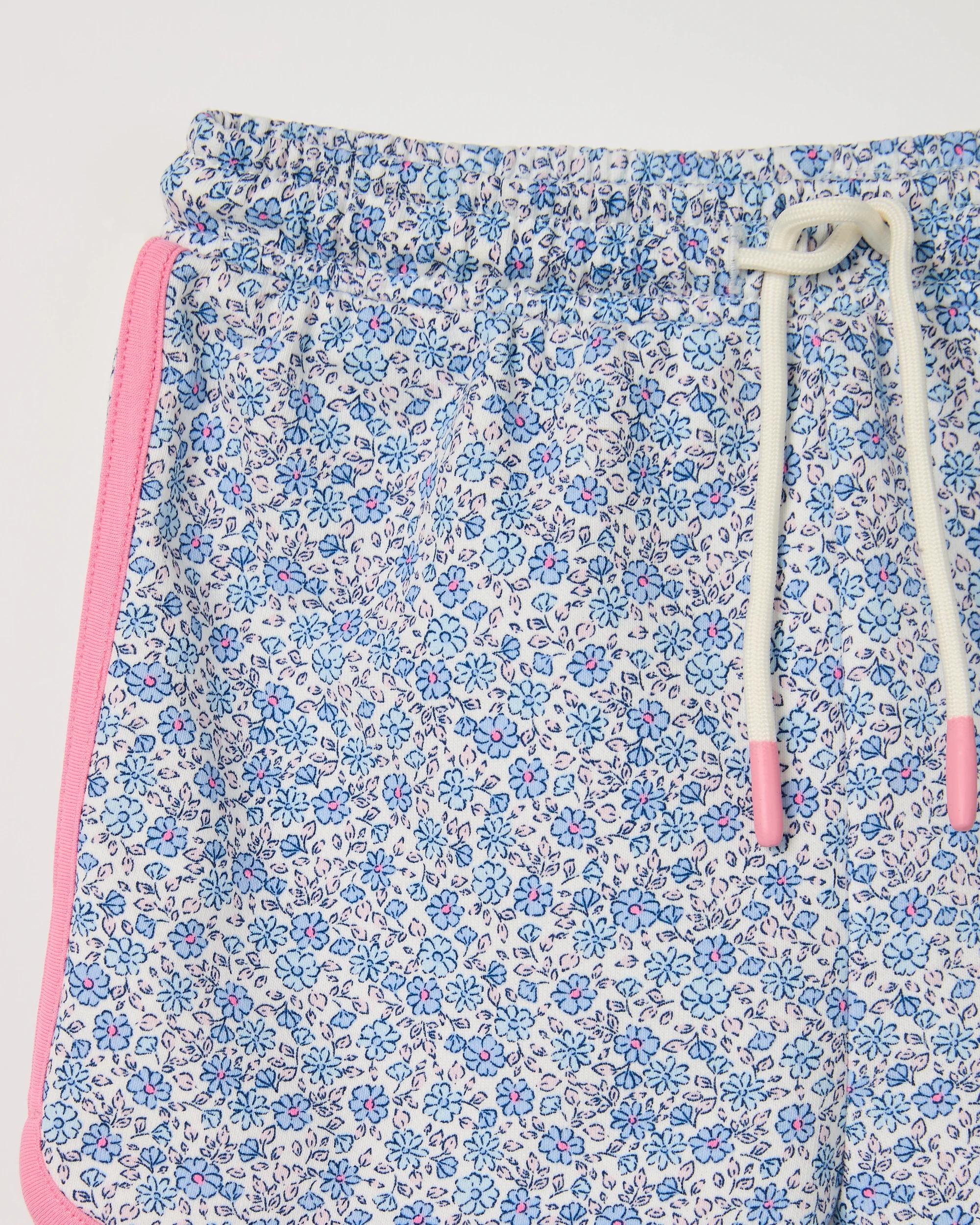 2 Target Kids Australian Cotton Blend Fashion Dolphin Hem Knit Shorts BLUE, 2 of 2