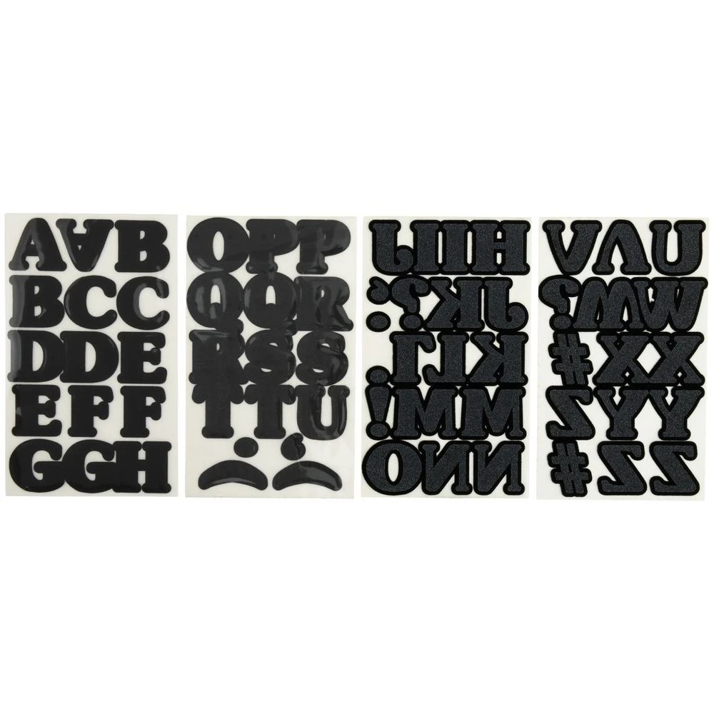 2 Born Iron-On Alphabet Stickers Felt, 2 of 2