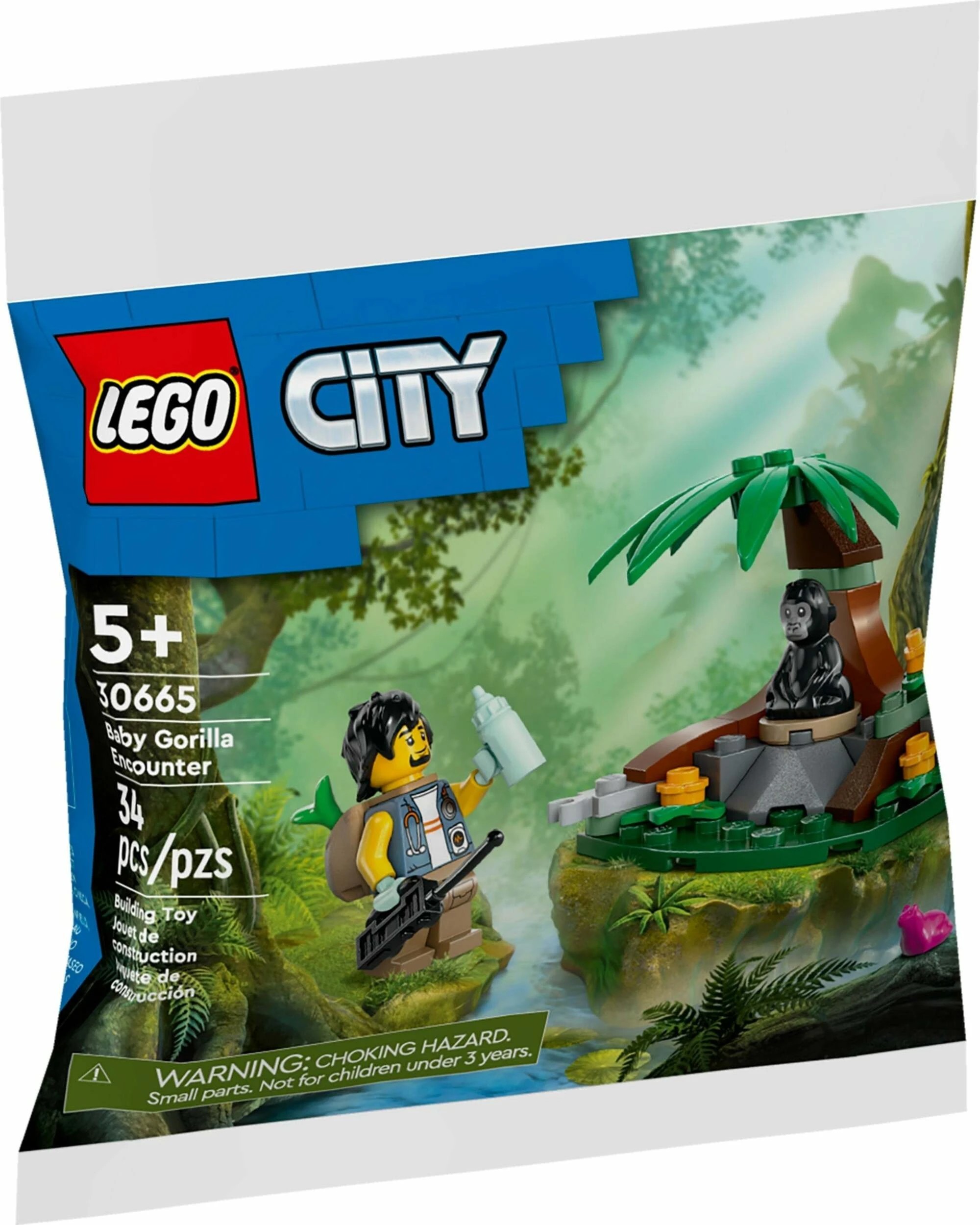 1 LEGO City 30665 Baby Gorilla Encounter Polybag, 1 of 1
