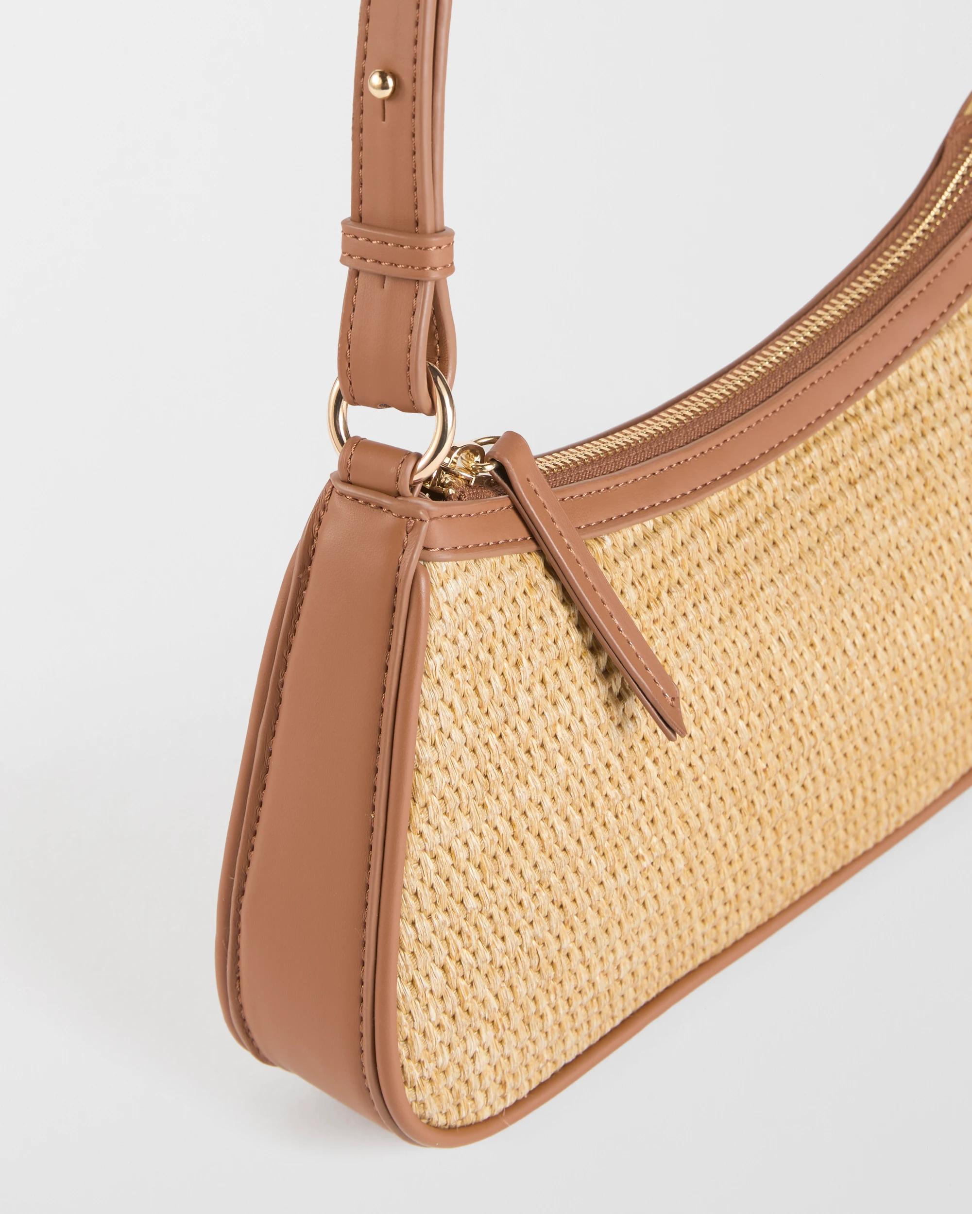 2 Target Mini Seamed Straw Shoulder Bag NATURAL, 2 of 2