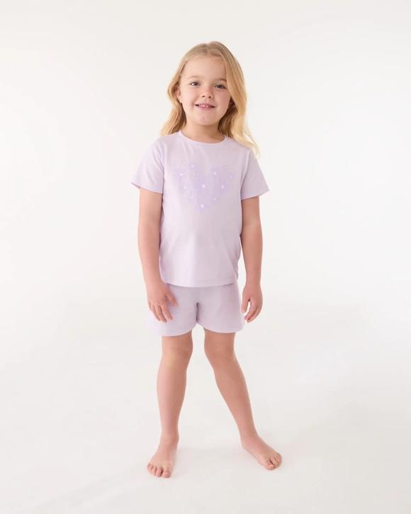 Short Sleeve Knit Pyjama Set