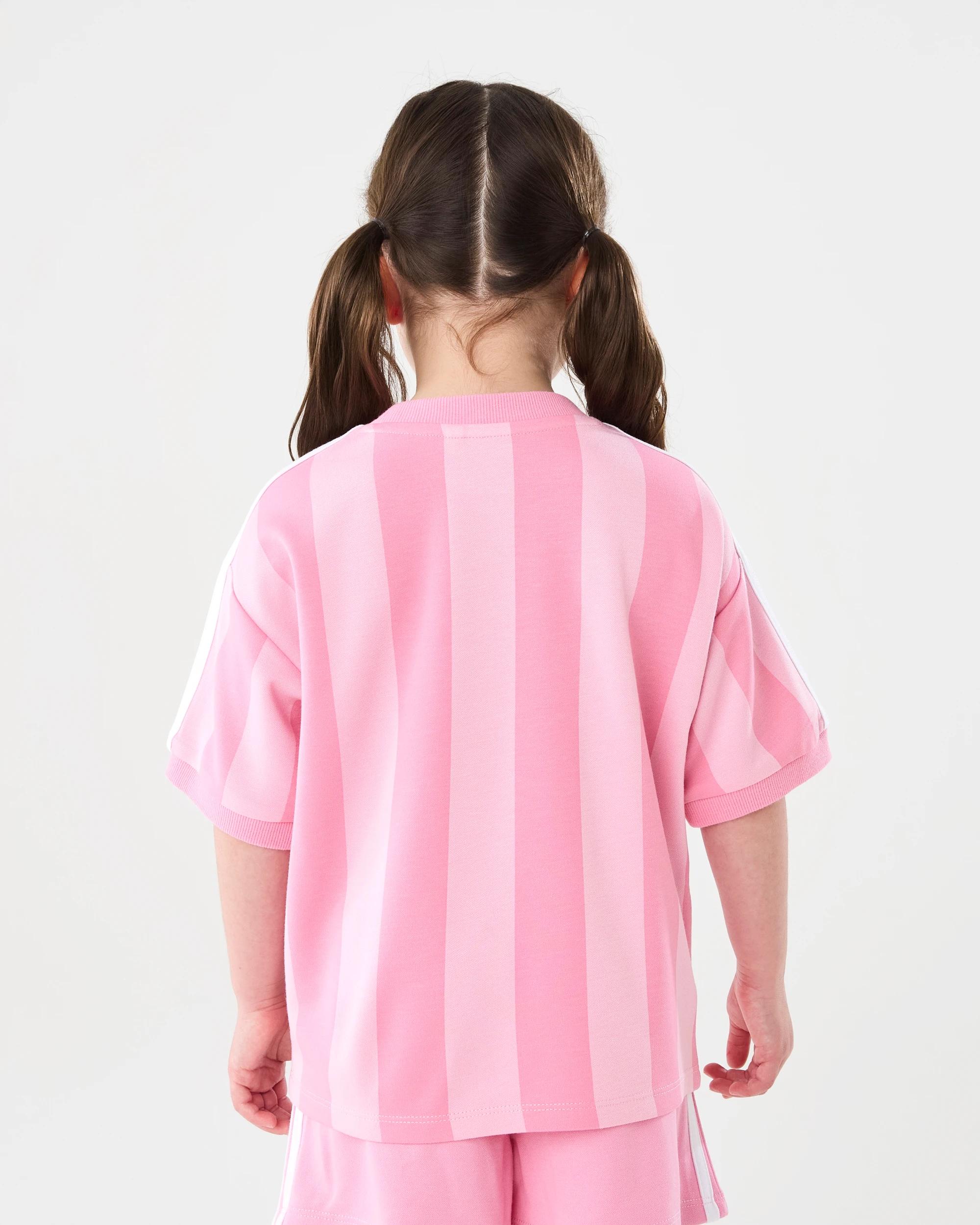 2 Short Sleeve Oversized Sporty T-shirt Pink Type, 2 of 8