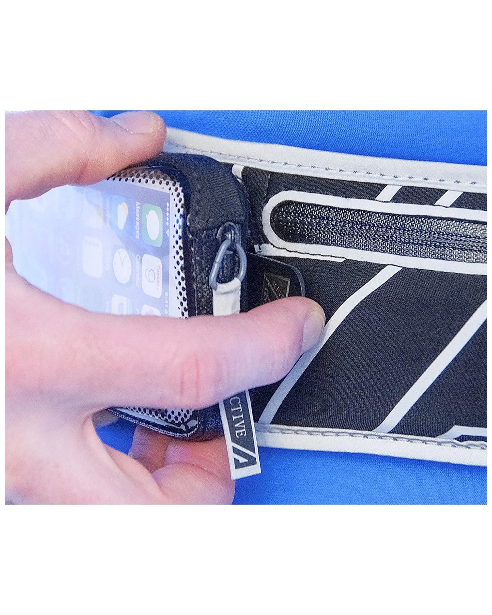 2 ALLSOP ClickGo Belt Phone Pouch Weather Resistant Touchscreen Access - Grey, 2 of 4