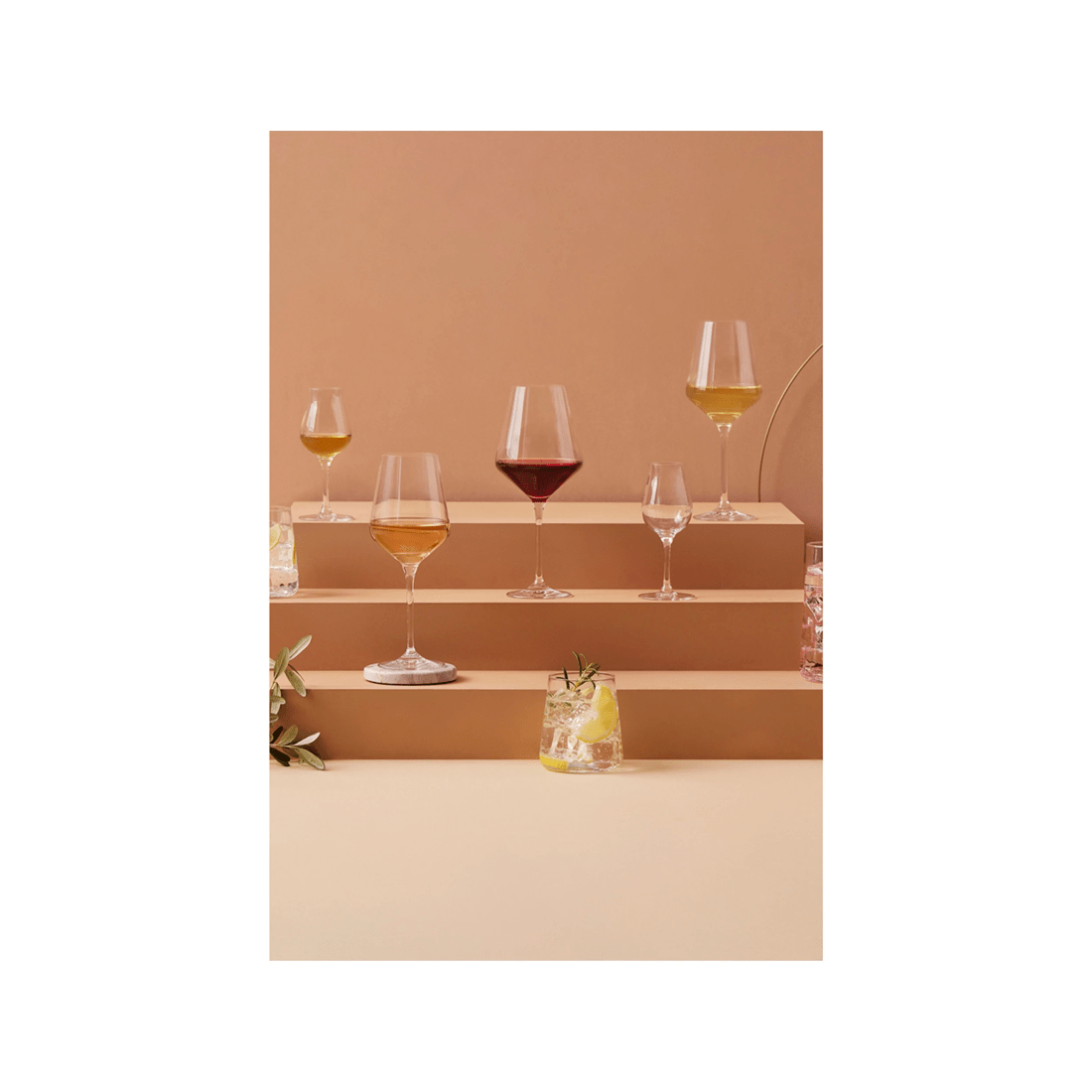 4 Krosno 6pc Avant-garde Stemmed Wine Glass Set 550ml For Home Bar And Parties
 - Plain, 4 of 6