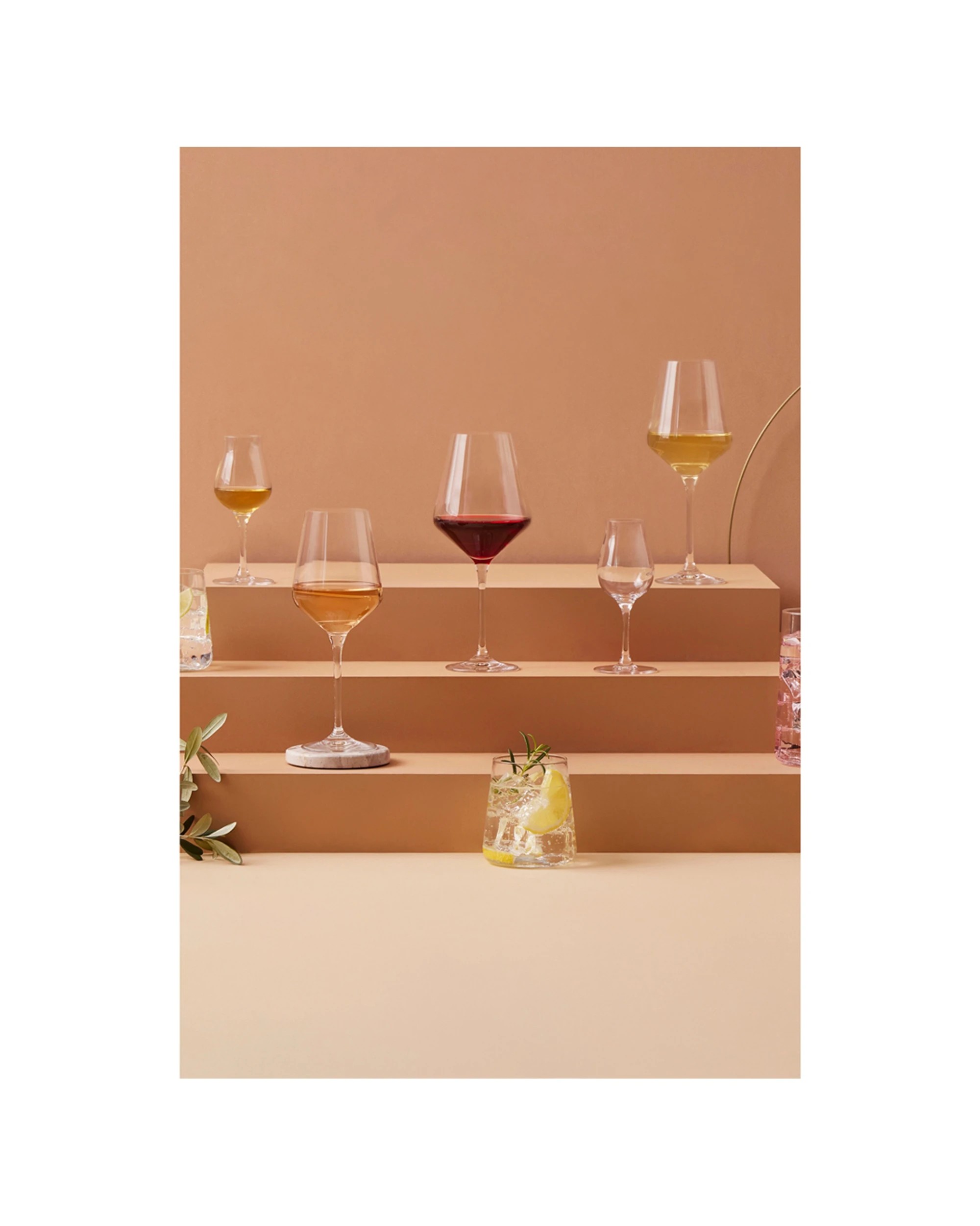 4 Krosno Avant-Garde 550ml Stemmed Wine Glasses Set of 6 - Plain, 4 of 6