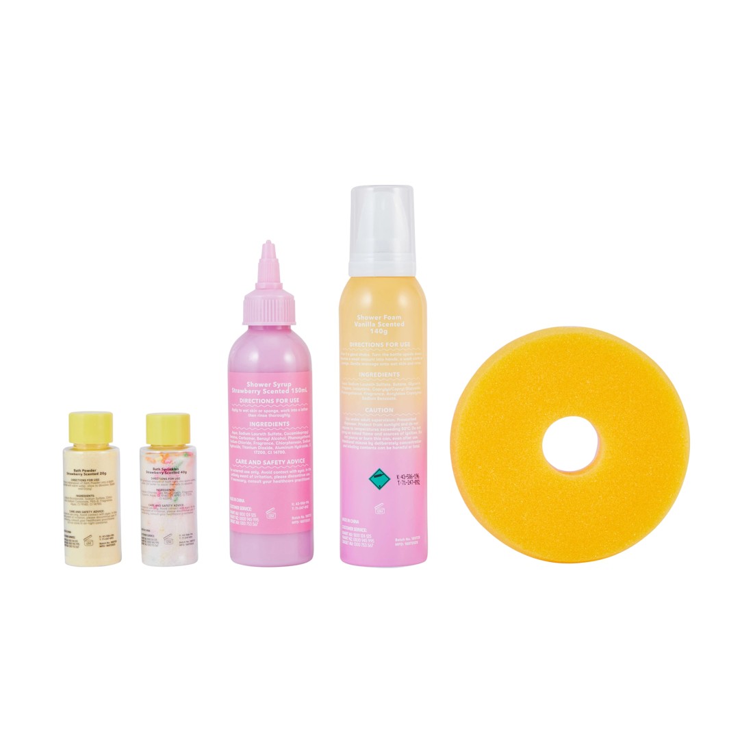 3 OXX Bodycare Donut Whipped Shower Foam Set - Strawberry and Vanilla Scented, 3 of 9