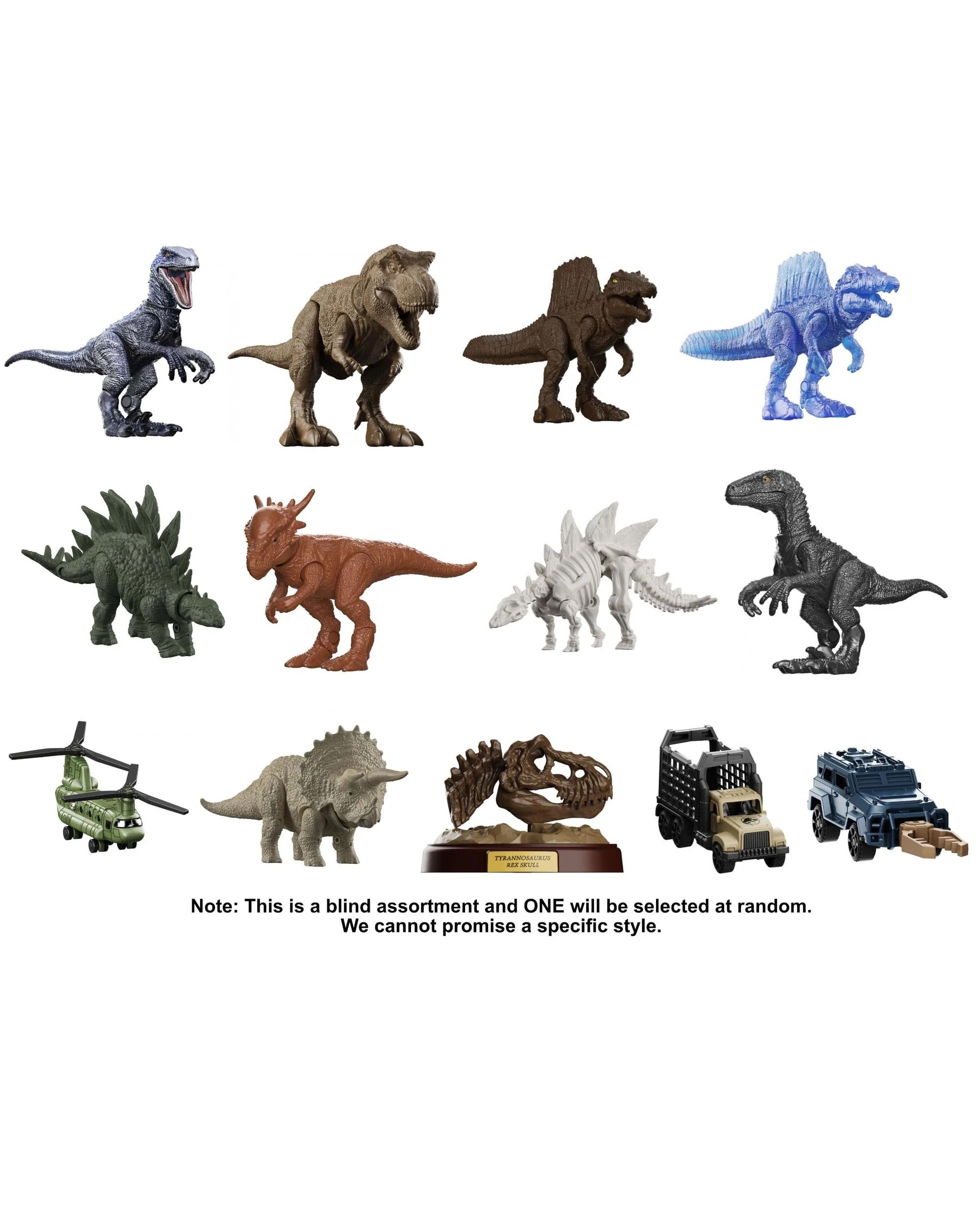 2 Blokees Jurassic World Terraventure Model Kit Blind Box Full Case Set of 12, 2 of 10