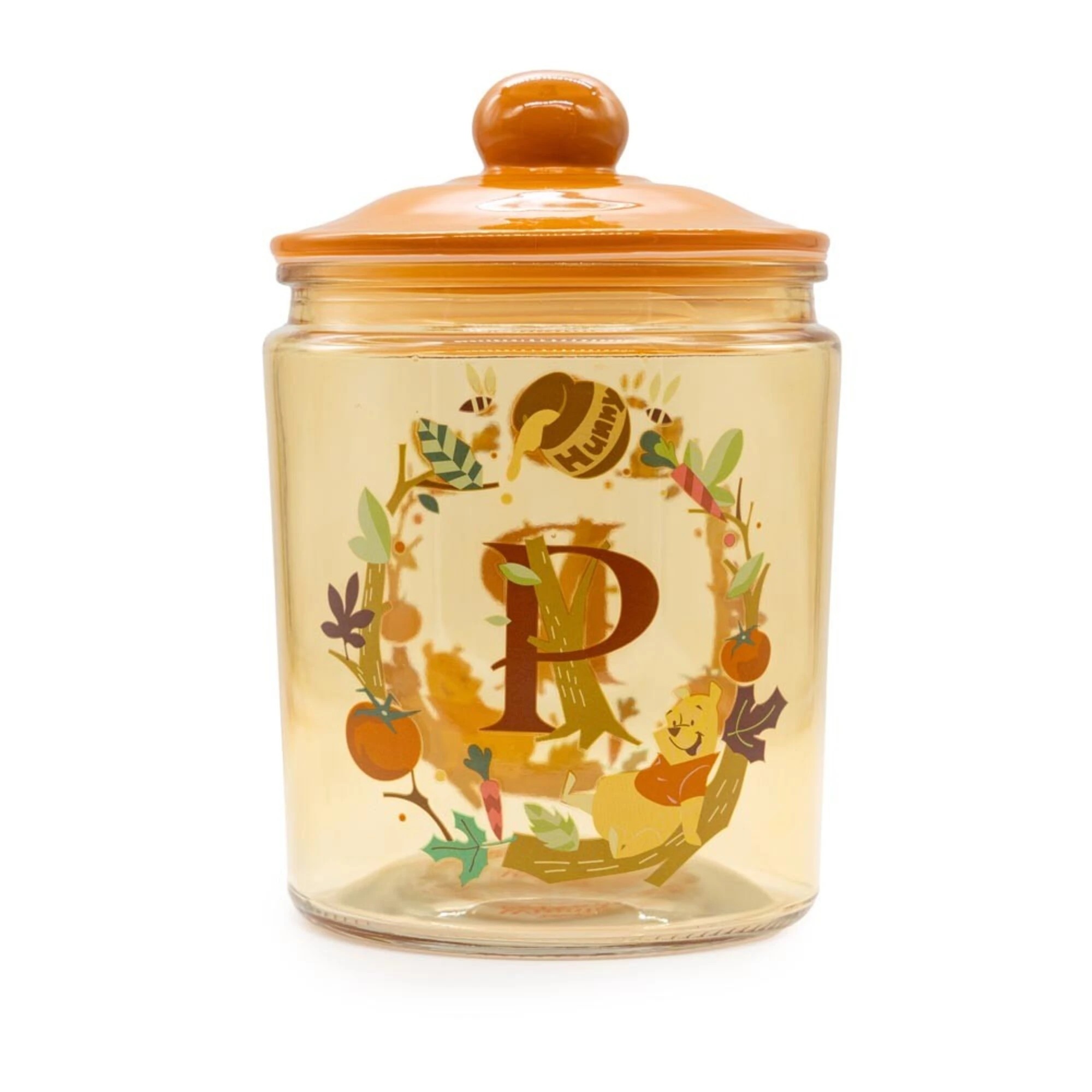 1 Disney - Winnie the Pooh Tinted Glass Cookie Jar - Clear, 1 of 3