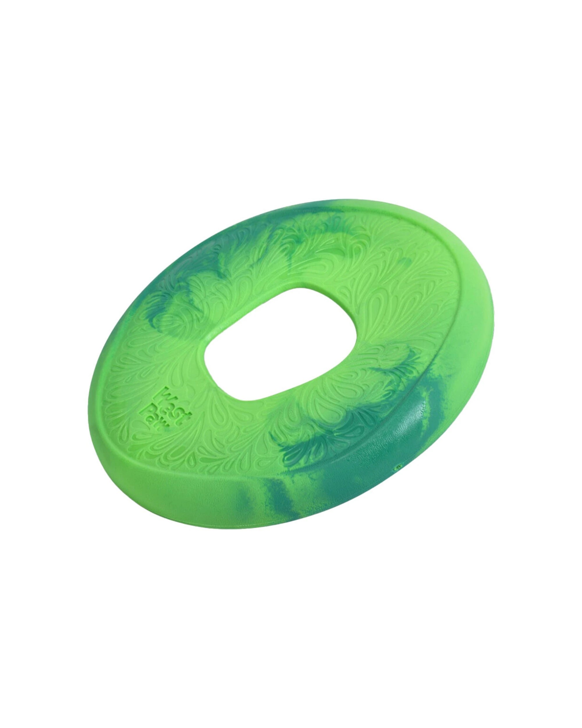 1 West Paw Sailz Discus Golf Dog Toy Large Soft Chew Recycled Plastic Floats - Green, 1 of 3