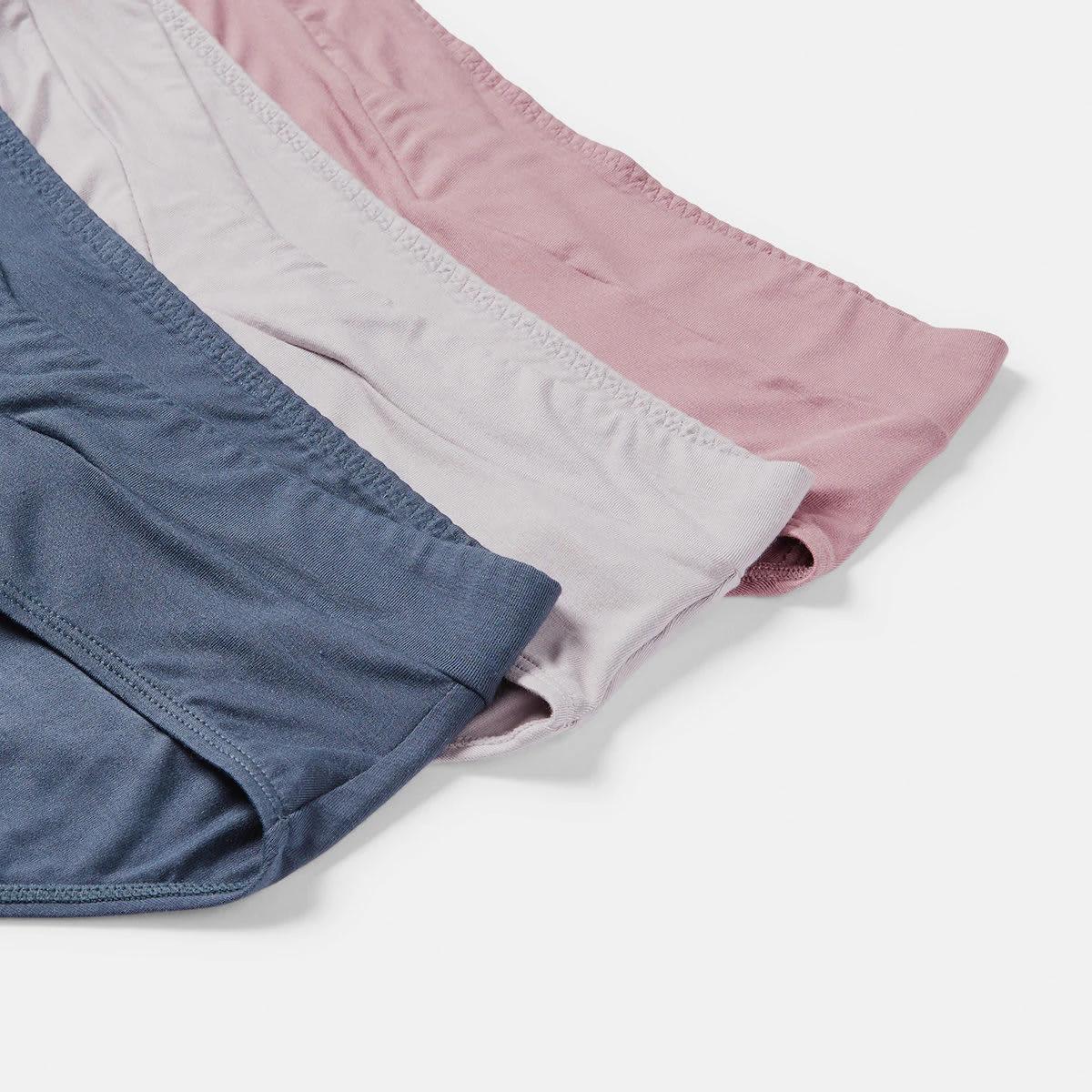 2 3 Pack Maternity Briefs OMBRE BLUE, GULLY GREY, TWILIGHT MAUVE, 2 of 9