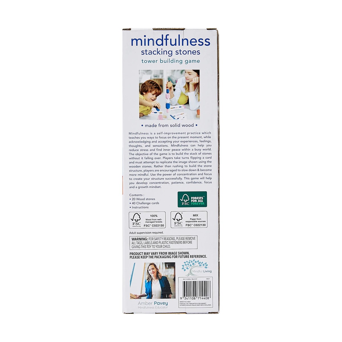 8 Mindfulness Stacking Stones Tower Building Game, 8 of 8