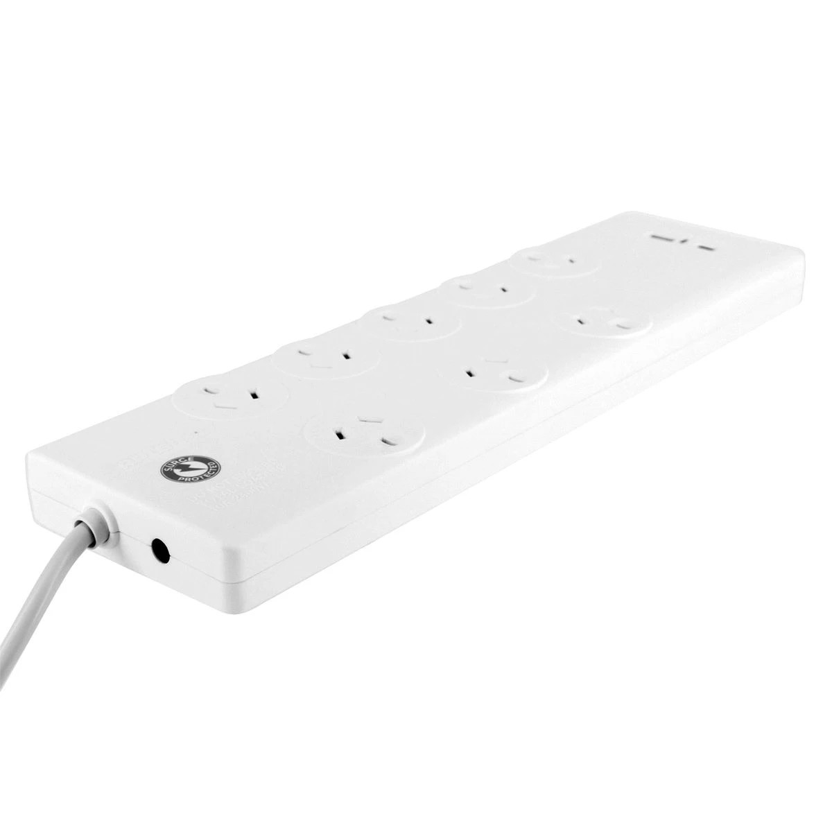 2 Arlec 8 Outlet Entertainment Powerboard with 2 USBs A&C, 2 of 2
