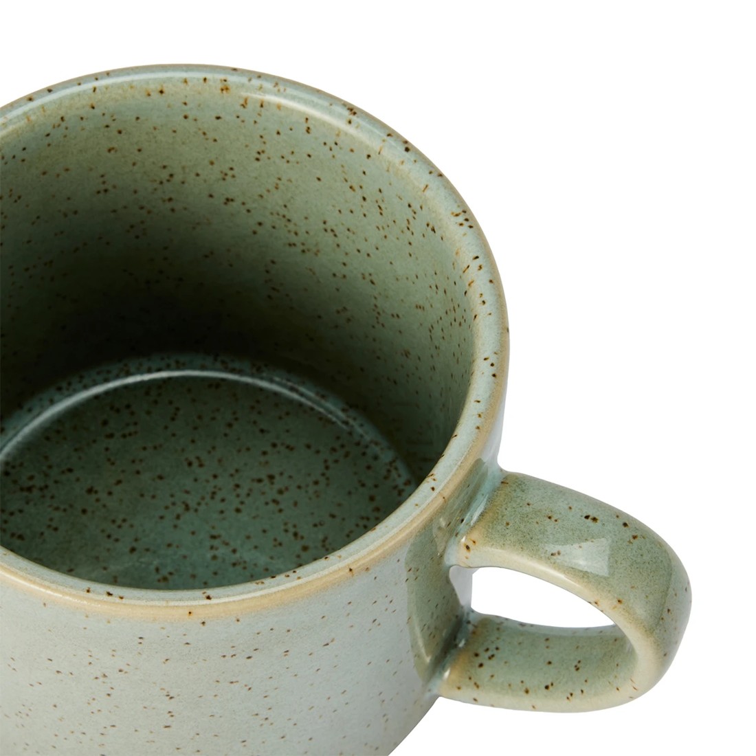 3 Green Glazed Mug, 3 of 6