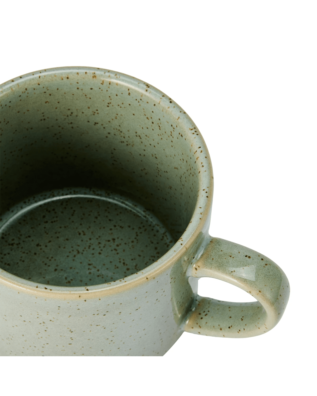 3 Green Glazed Mug, 3 of 6
