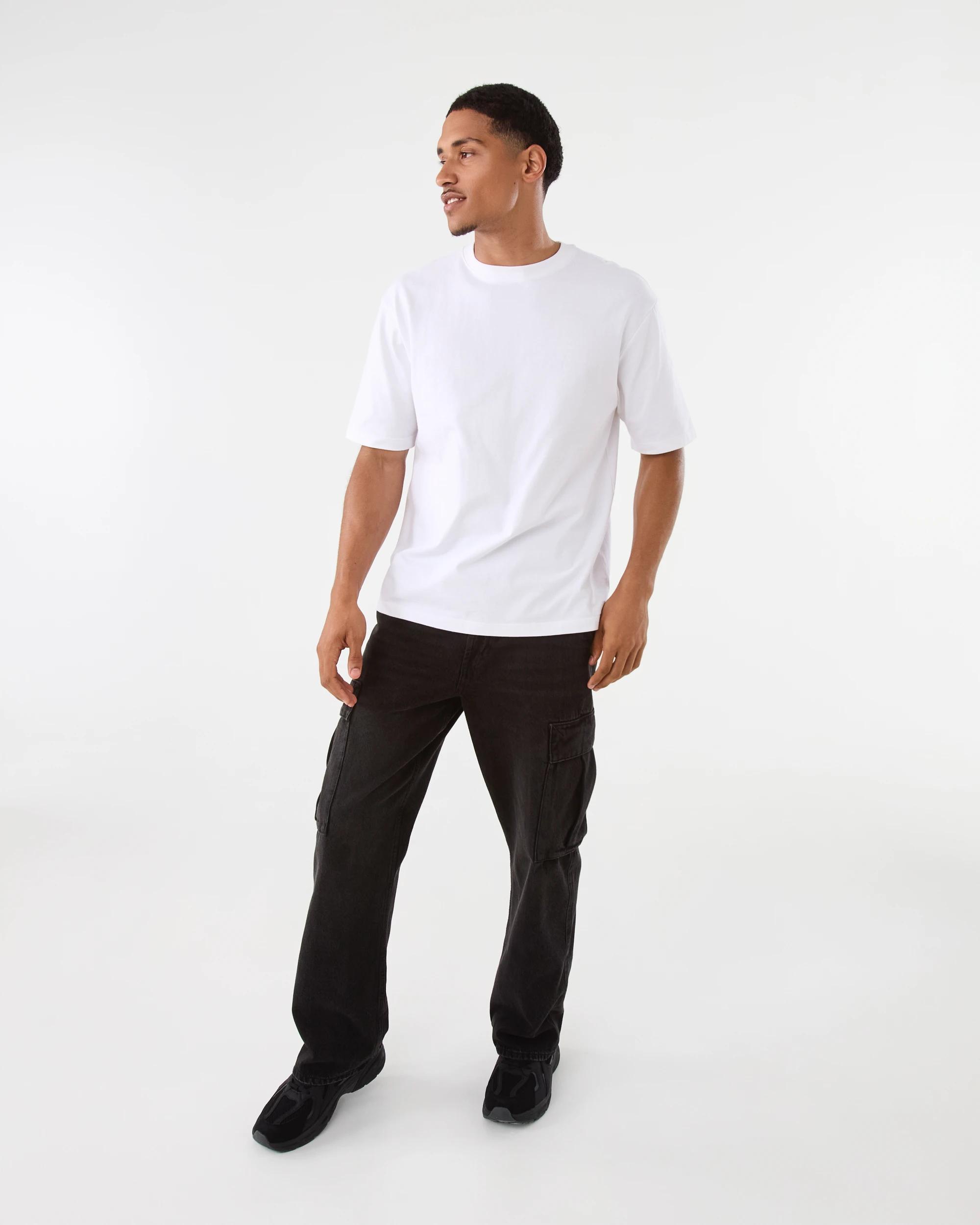 2 Oversized Heavyweight T-shirt WHITE, 2 of 6