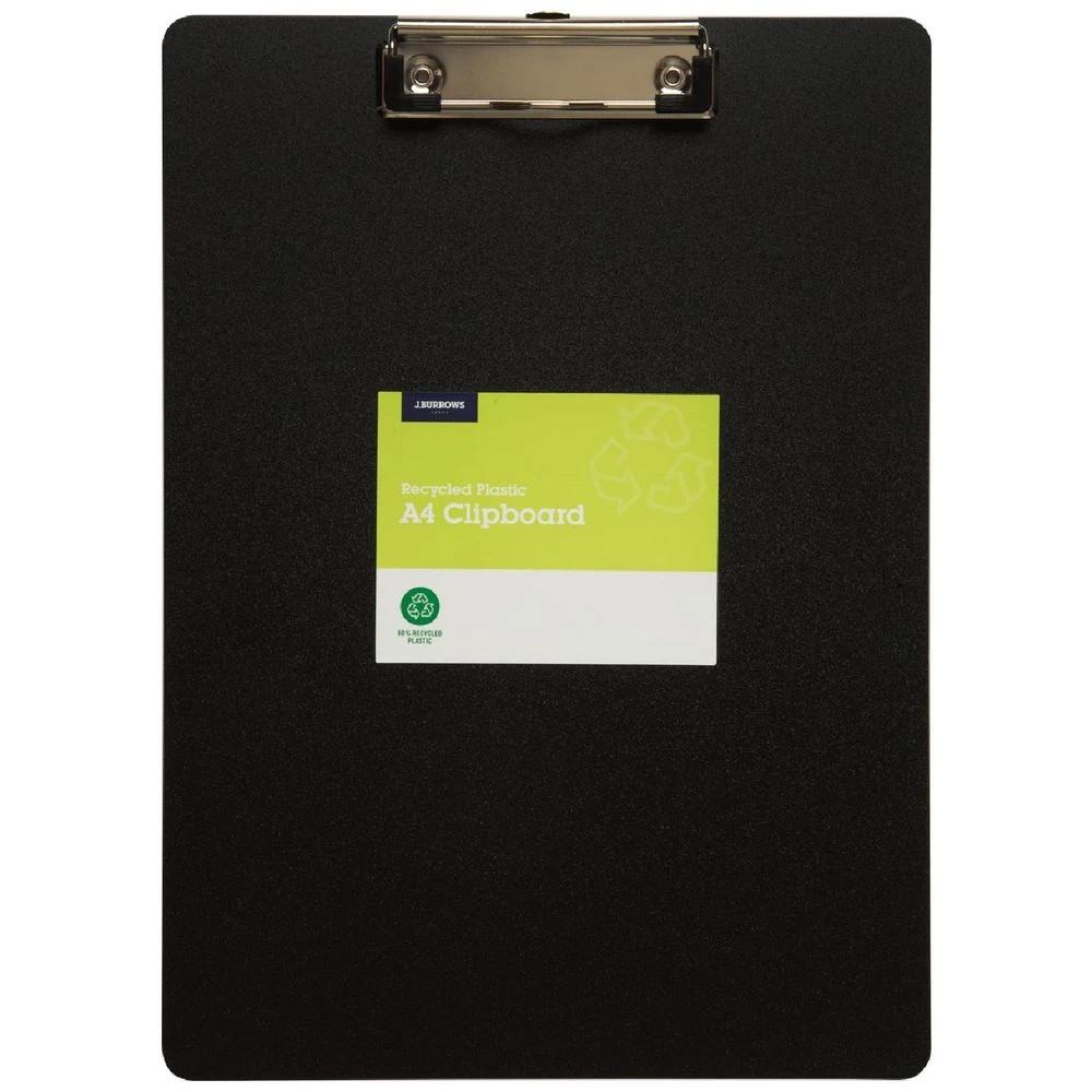 1 J.Burrows Polypropylene Foam Clipboard Black, 1 of 2
