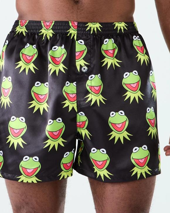 Kermit License Satin Boxers
