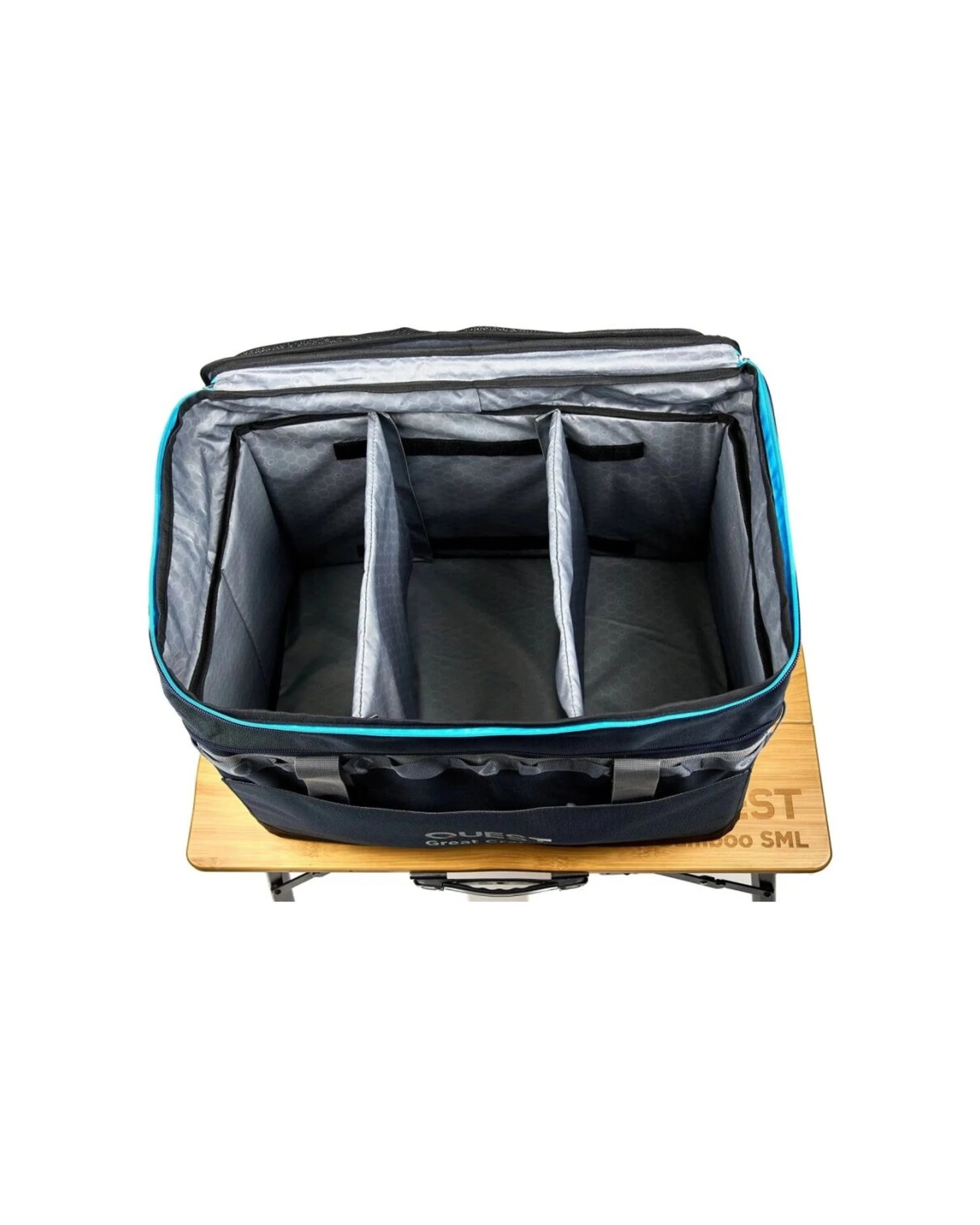 7 Quest Outdoors Great Crate Large Collapsible Expandable Camping Storage 63-82L - Black, 7 of 8