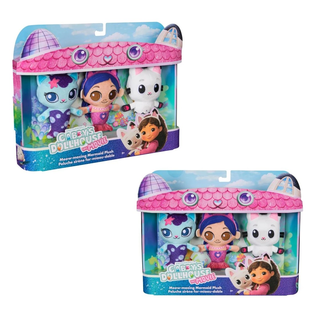 6 Gabby's Dollhouse: The Movie Meow-mazing Mermaid Plush Pack, 6 of 8